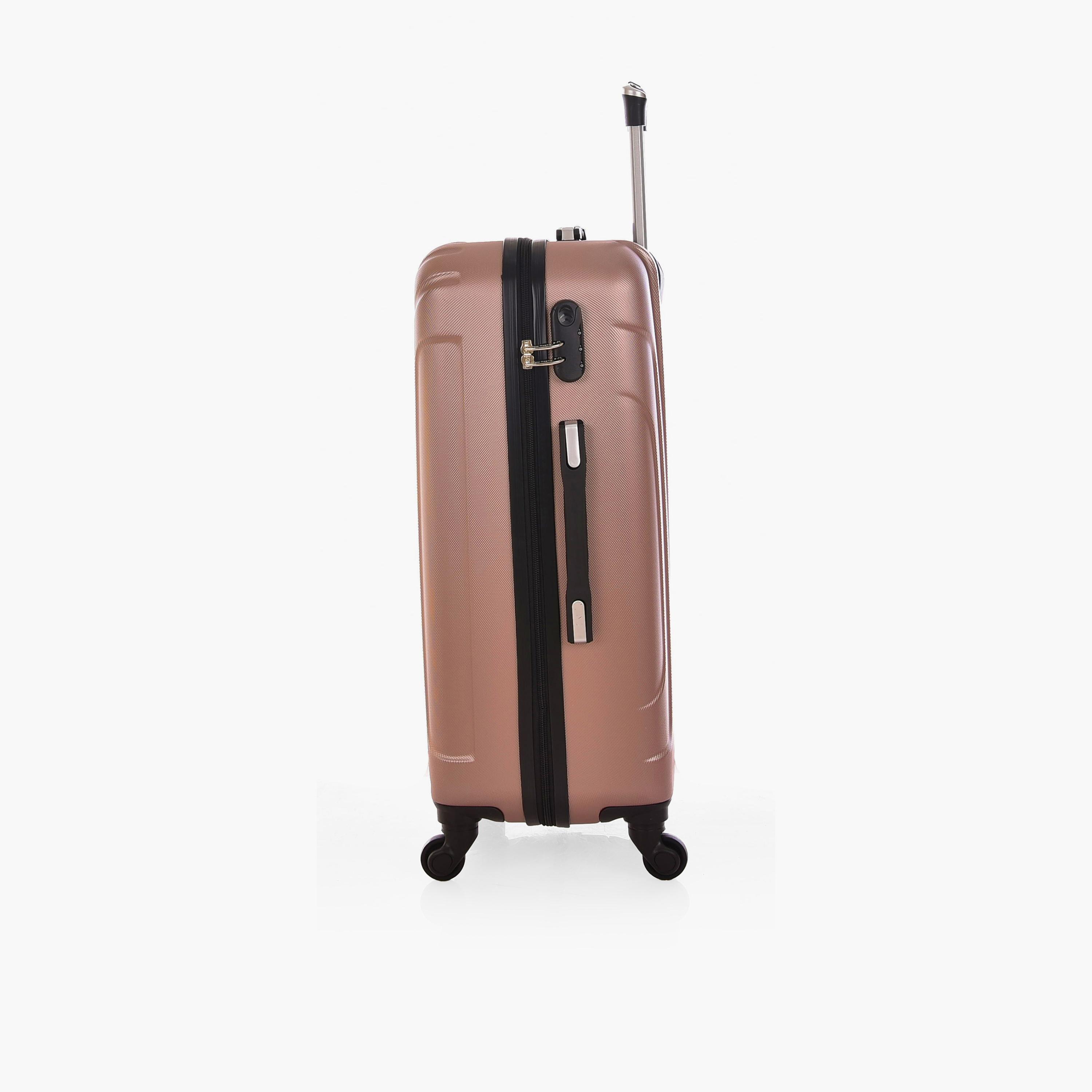 New Travel Set of 4 ABS Hard Sided 4-Wheeler Spinner Trolley Bag with Combination Lock | 0176/4P-travel-luggagesandbags-luggage-image-5