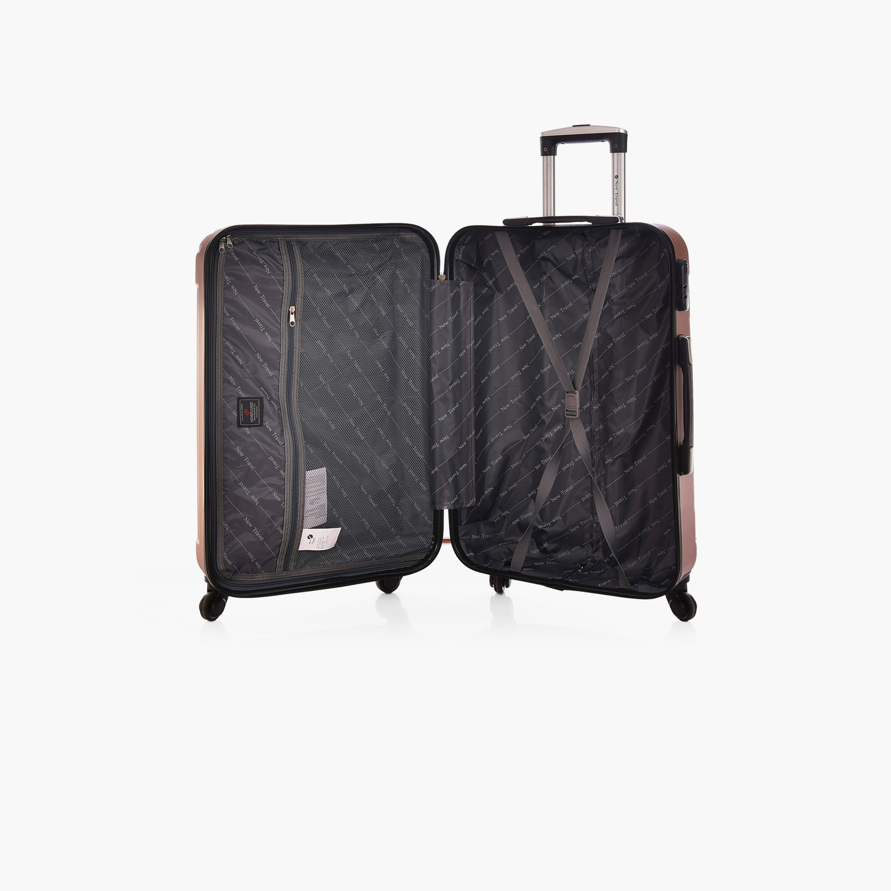New Travel Set of 4 ABS Hard Sided 4-Wheeler Spinner Trolley Bag with Combination Lock | 0176/4P-travel-luggagesandbags-luggage-image-7