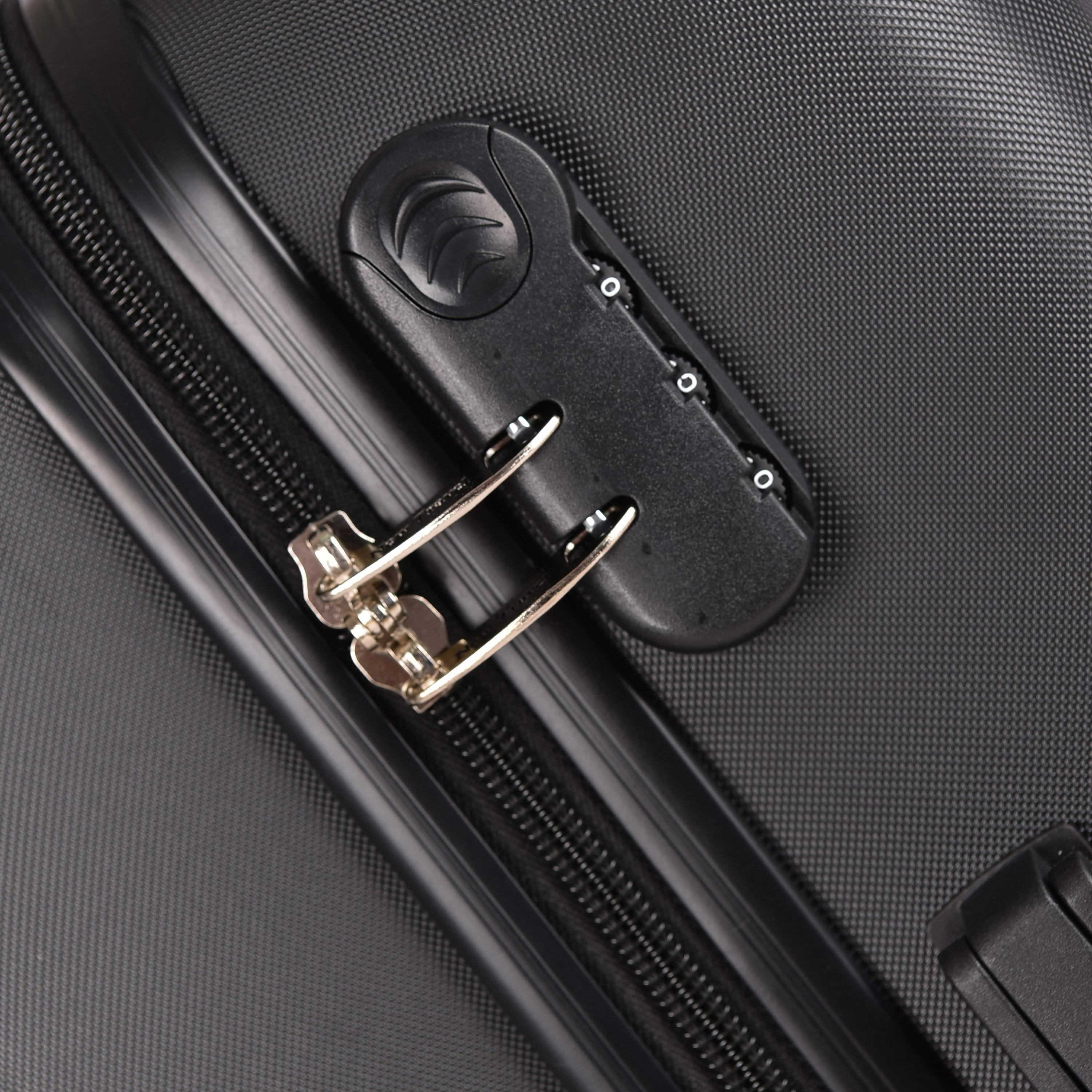 New Travel Set of 4 ABS Hard Sided 4-Wheeler Spinner Trolley Bag with Combination Lock | K1207/4P-travel-luggagesandbags-luggage-image-12