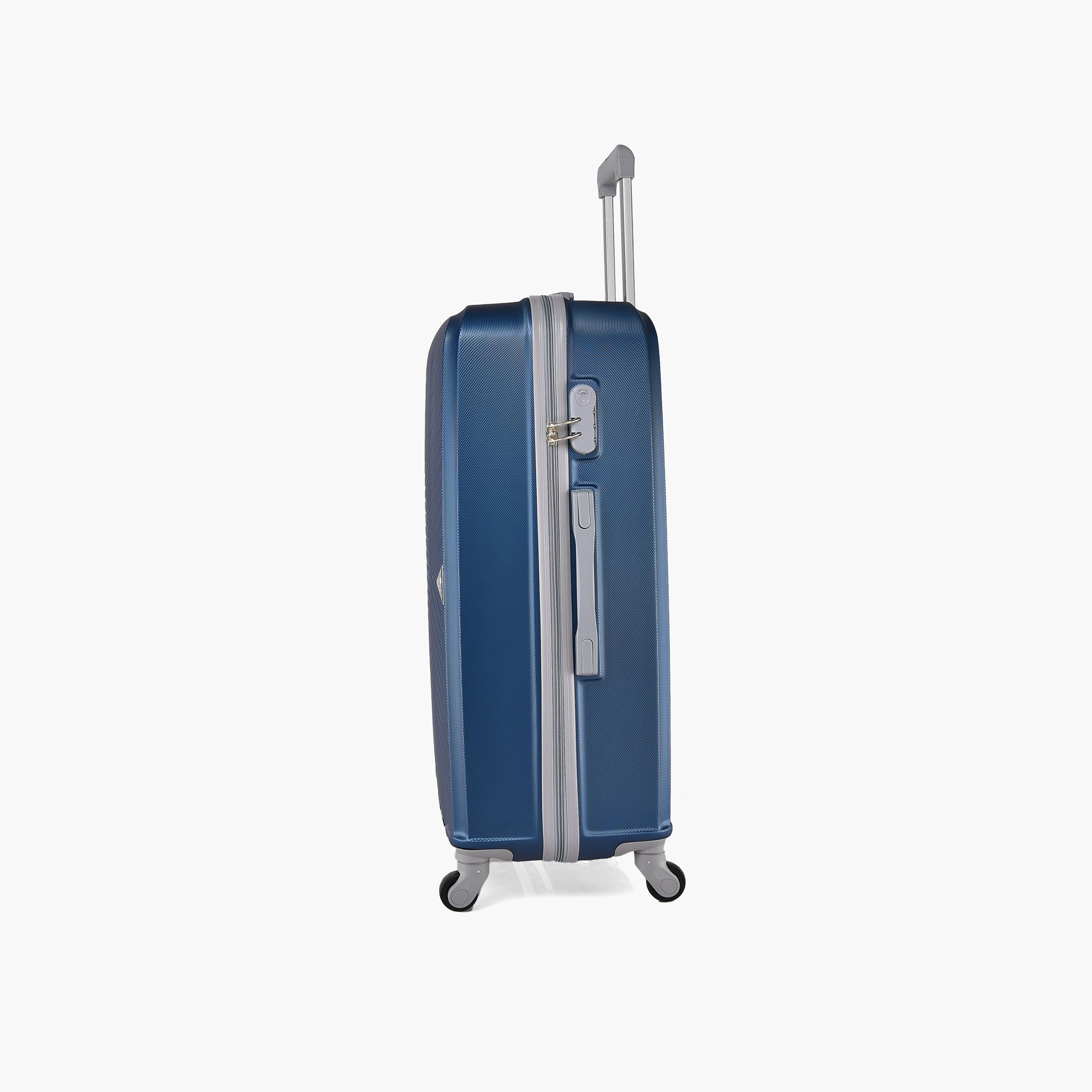 New Travel Set of 5 ABS Hard Sided 4-Wheeler Spinner Trolley Bag with Combination Lock | BR973/5P-travel-luggagesandbags-luggage-image-11