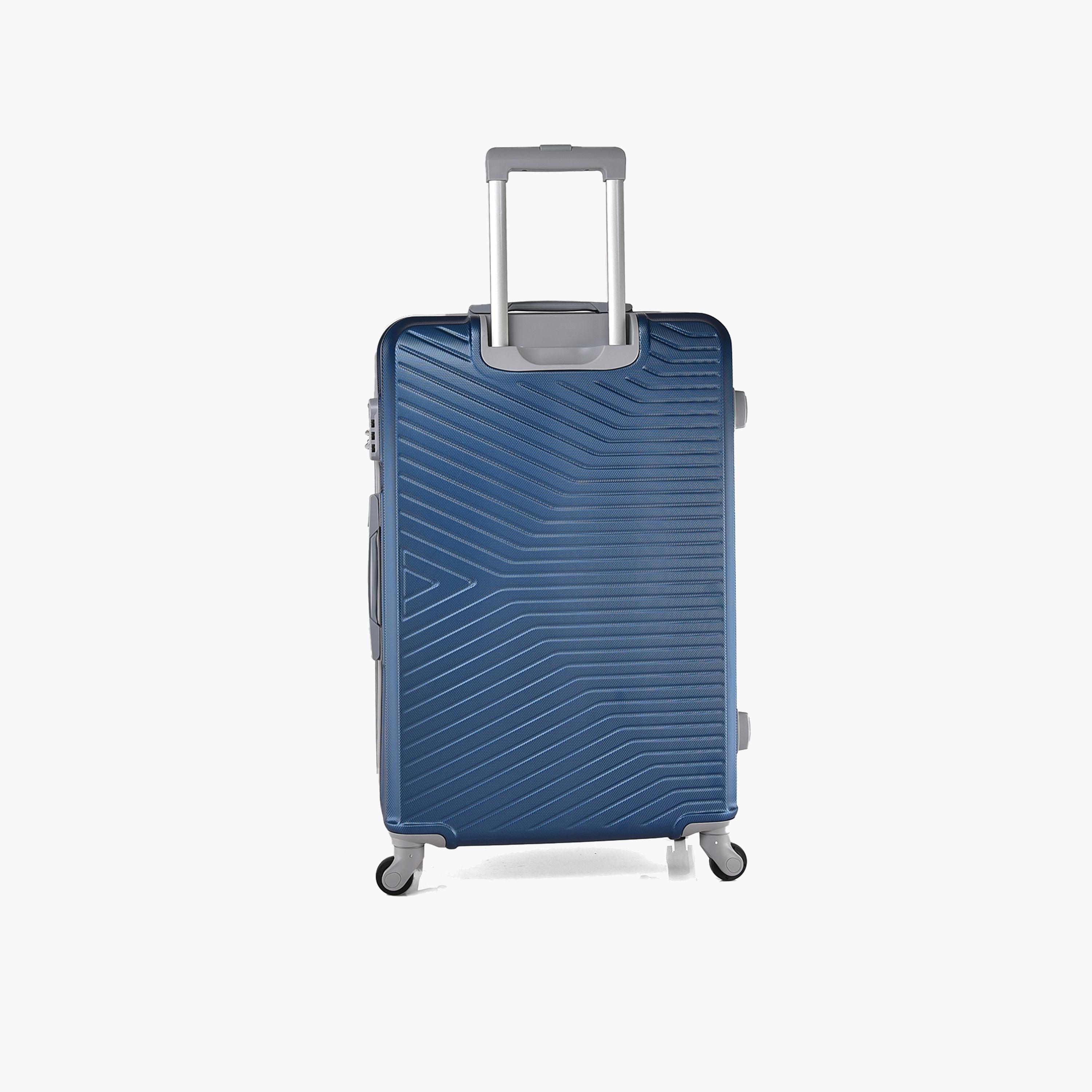 New Travel Set of 5 ABS Hard Sided 4-Wheeler Spinner Trolley Bag with Combination Lock | BR973/5P-travel-luggagesandbags-luggage-image-2