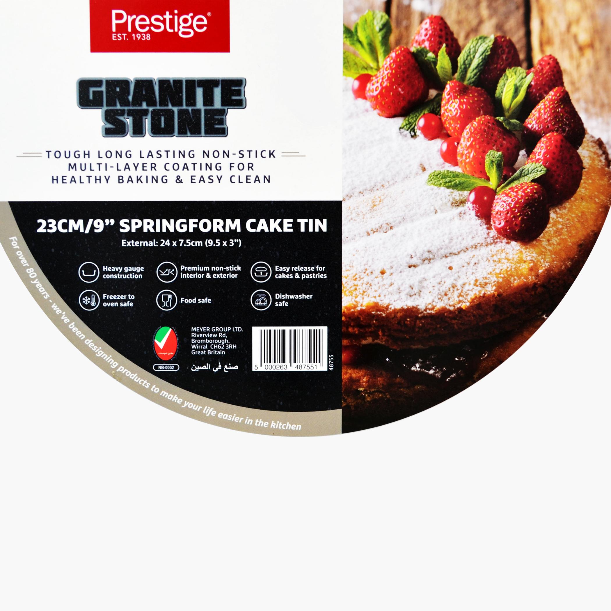 Granite Stone Springform Cake Tin - 23 cm-household-kitchen-bakeware-bakingdishes-image-4