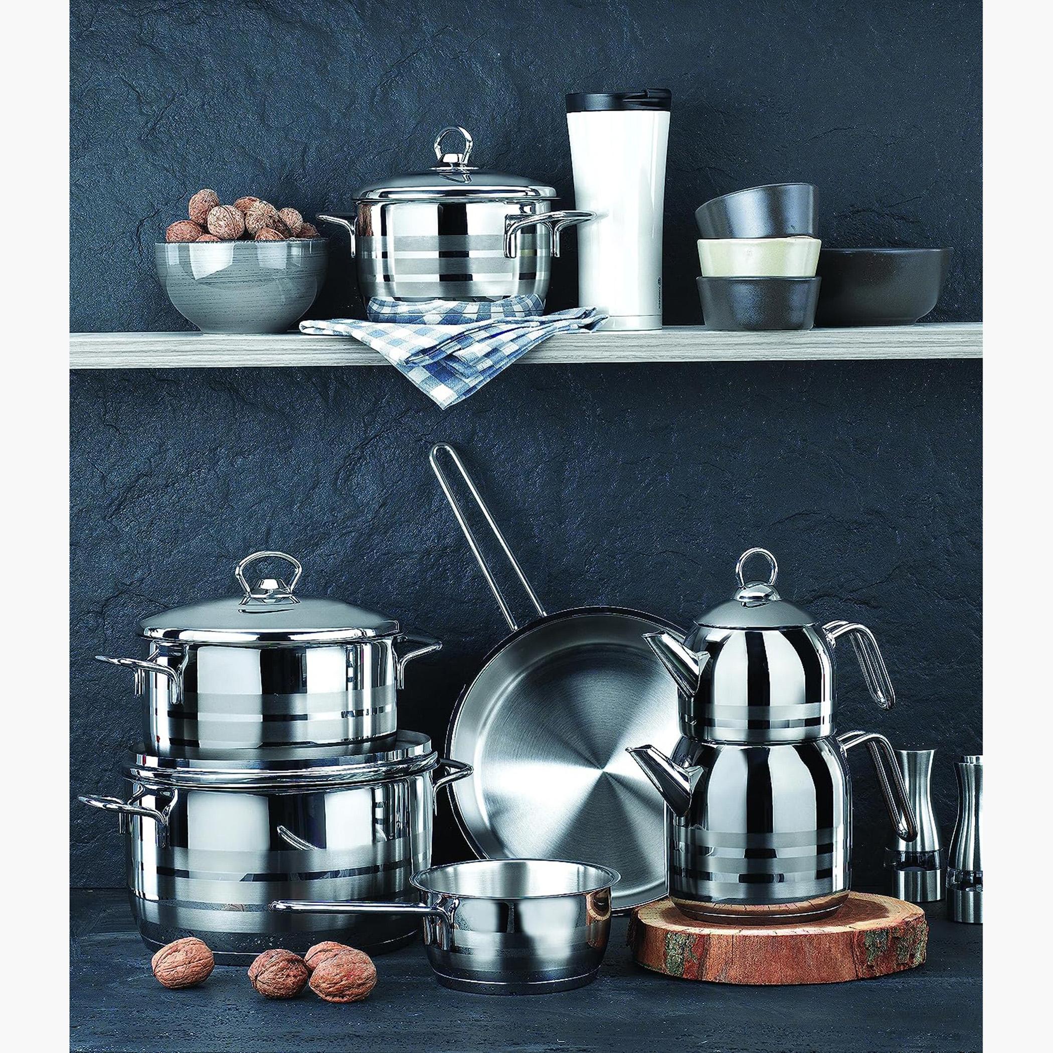Alfa Grande 14-Piece Stainless Steel Cookware Set-household-kitchen-cookware-cookwareandsets-image-2