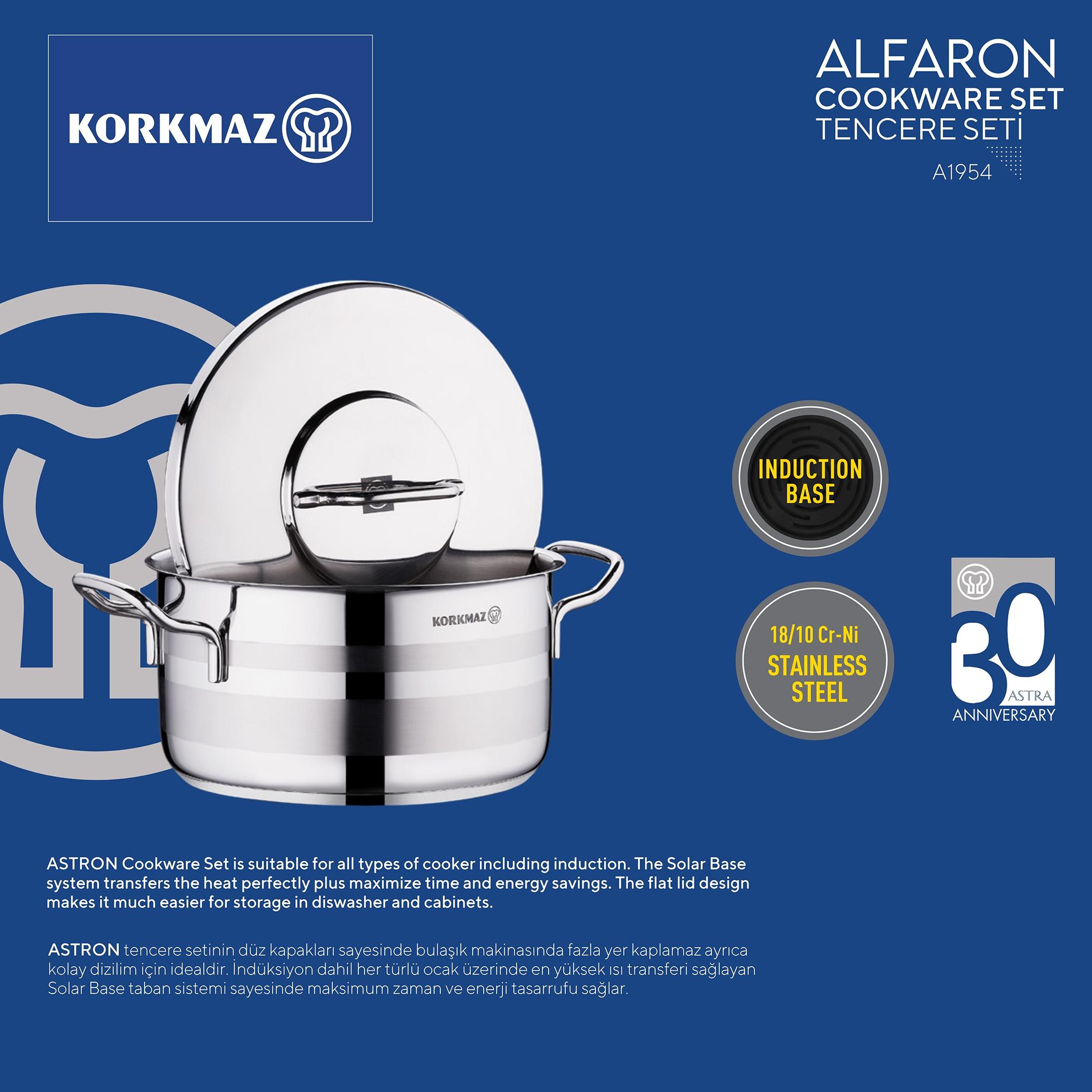 طقم أواني طهي 7 قطع من كوركماز ألفارون-household-kitchen-cookware-potsandpans-image-3