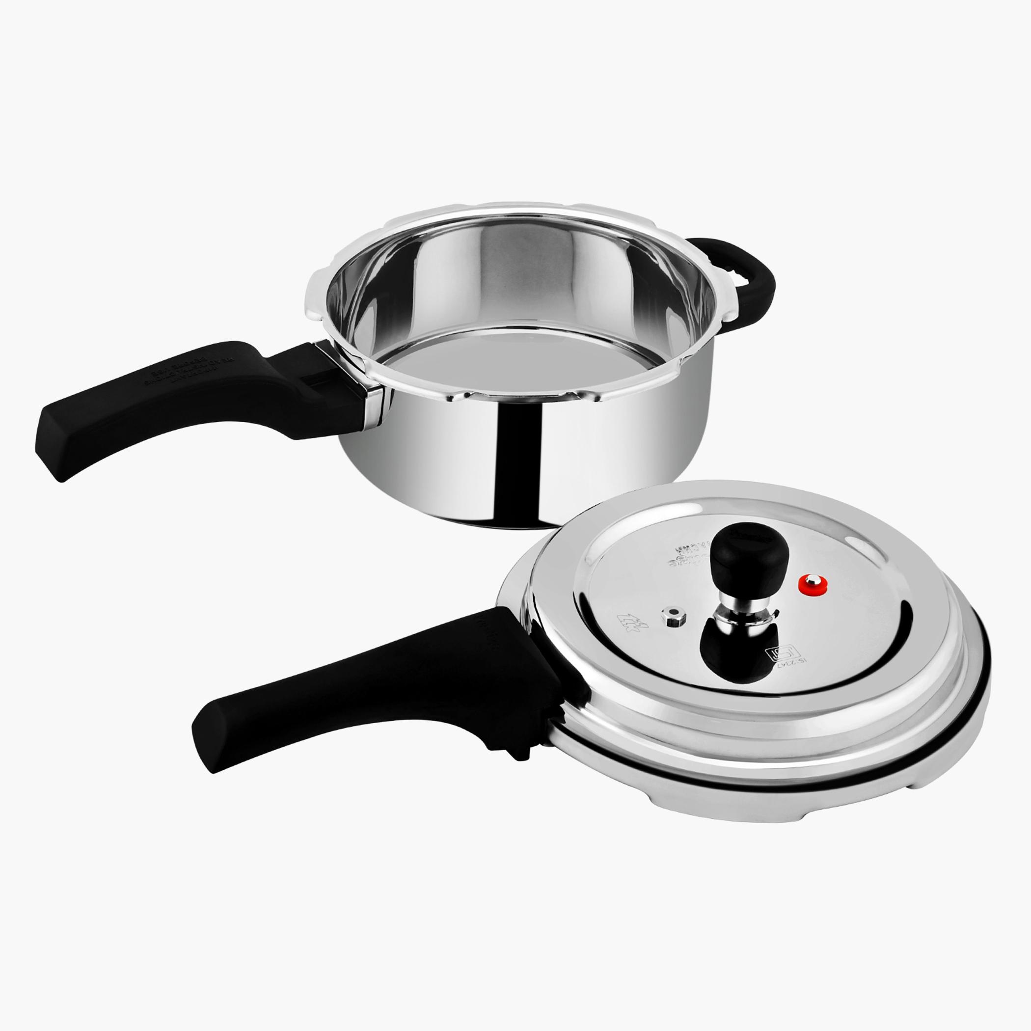 Deluxe Alpha Svachh Stainless Steel Pressure Cooker - 3 L-household-kitchen-cookware-cookwareandsets-image-3