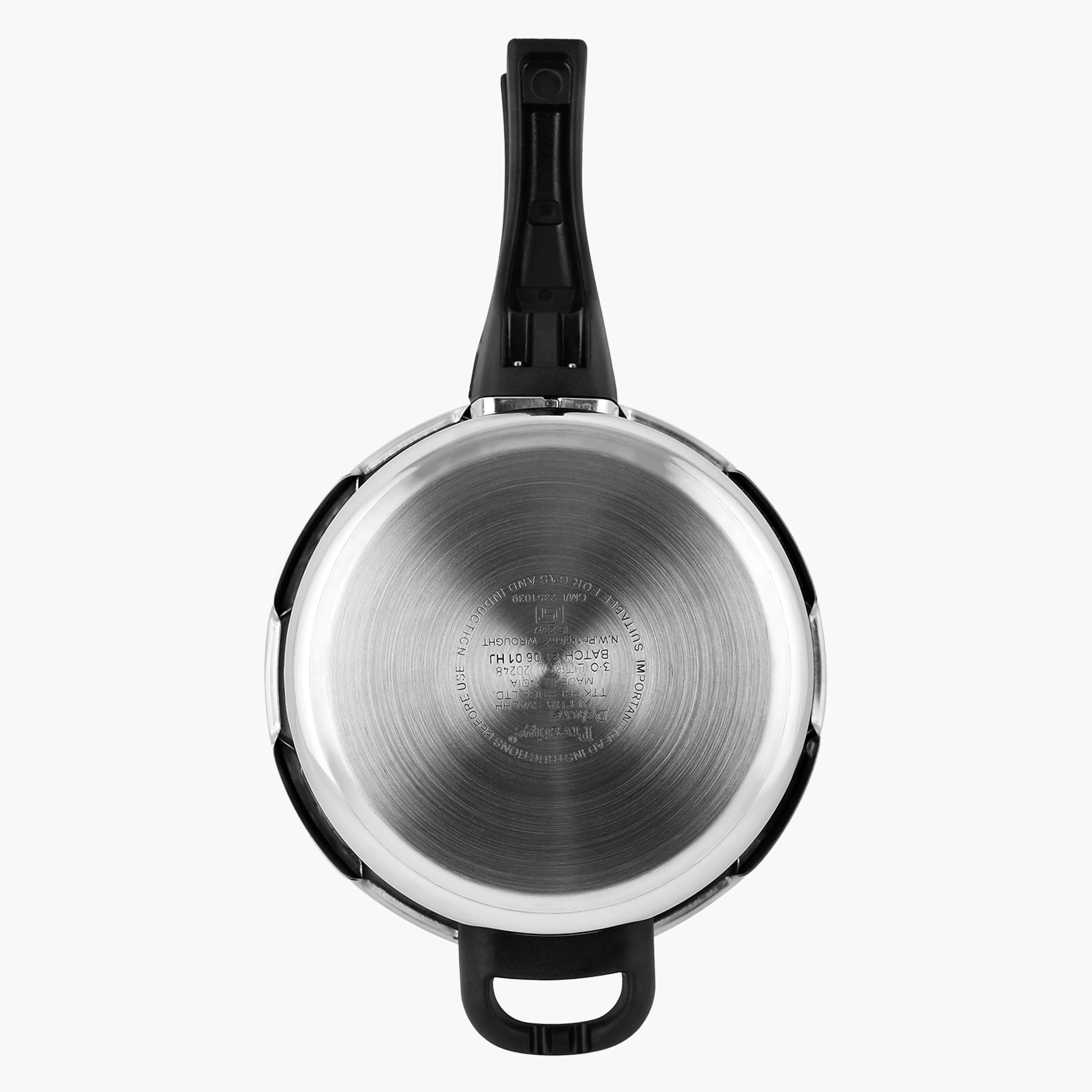 Deluxe Alpha Svachh Stainless Steel Pressure Cooker - 3 L-household-kitchen-cookware-cookwareandsets-image-4