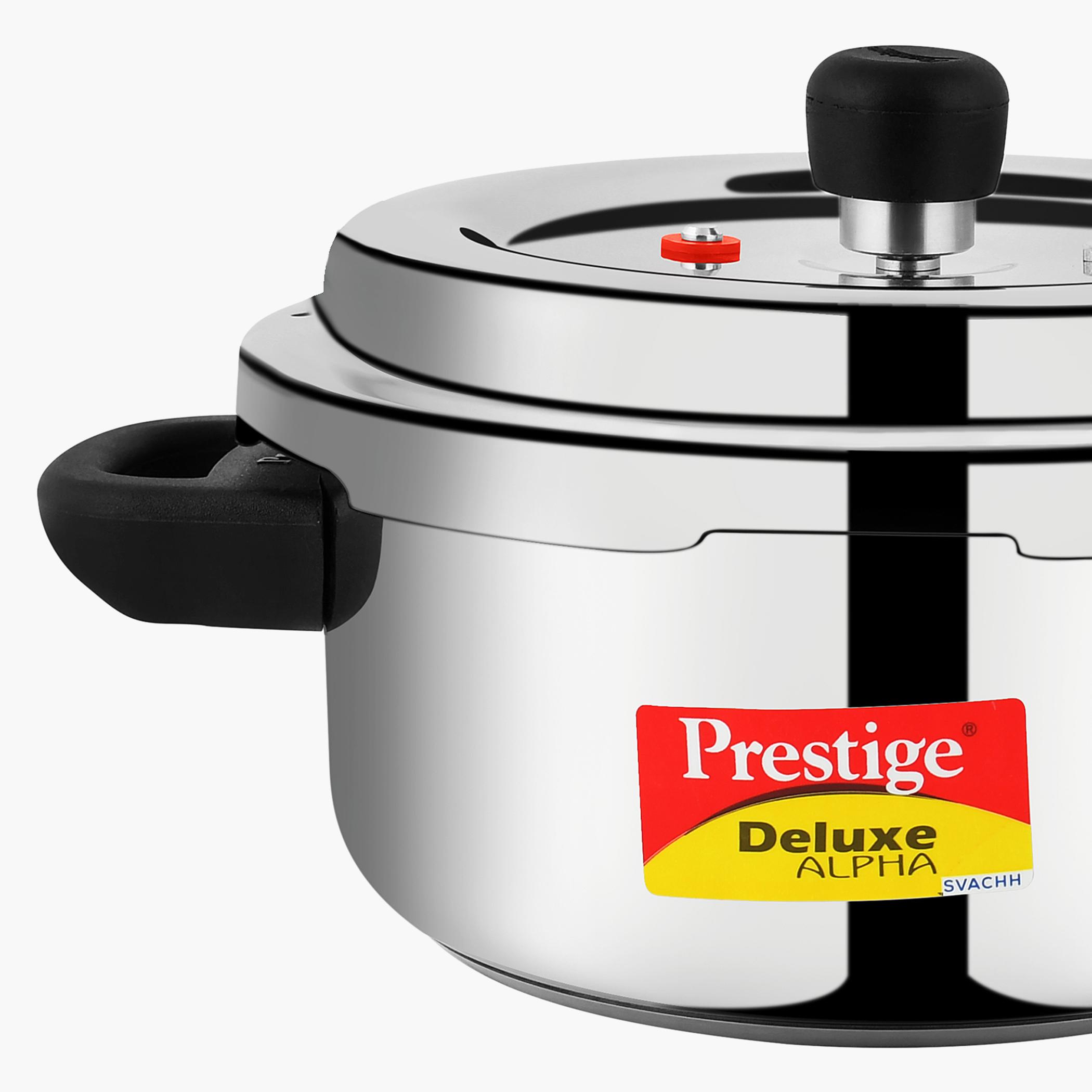 Deluxe Alpha Svachh Stainless Steel Pressure Cooker - 3 L-household-kitchen-cookware-cookwareandsets-image-5