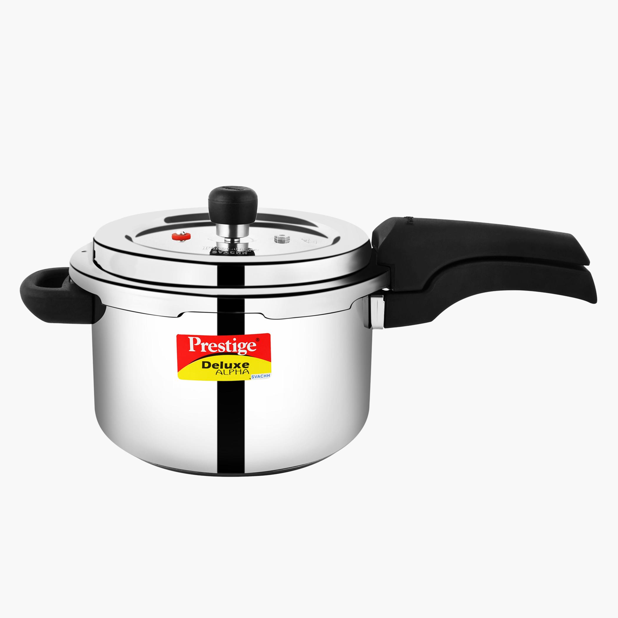 قدر ضغط ستانلس ستيل ألفا سفاش من بريستيج - 4 لتر-household-kitchen-cookware-cookwareandsets-image-1