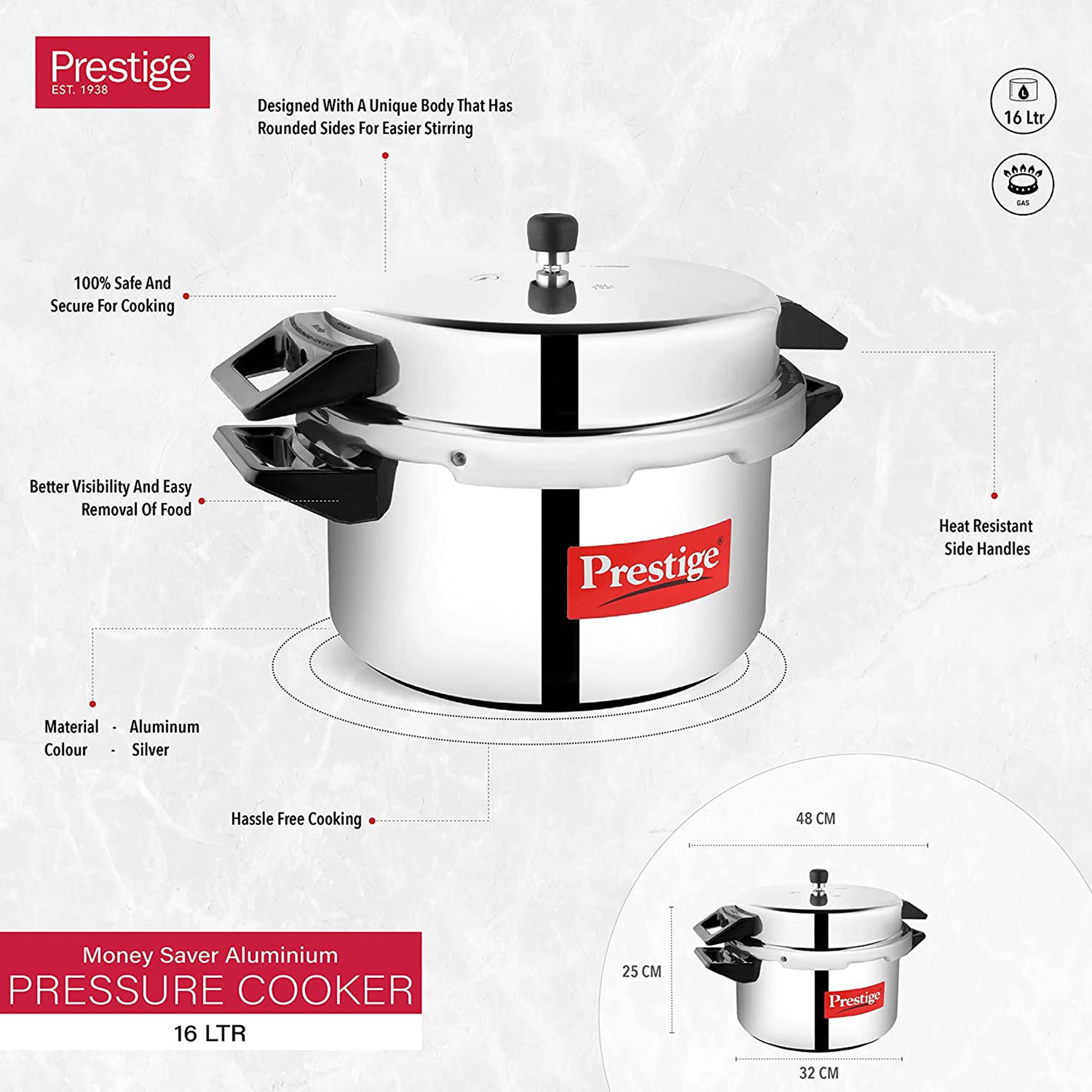 قدر ضغط من بريستيج - 16 لتر-household-kitchen-cookware-potsandpans-image-4