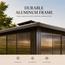 Swin Aluminum Double Hardtop Solarium Outdoor Gazebo with Sliding Doors - 3x4 m-InfluencerCodes_Ramadan26_All_20012026-image-5