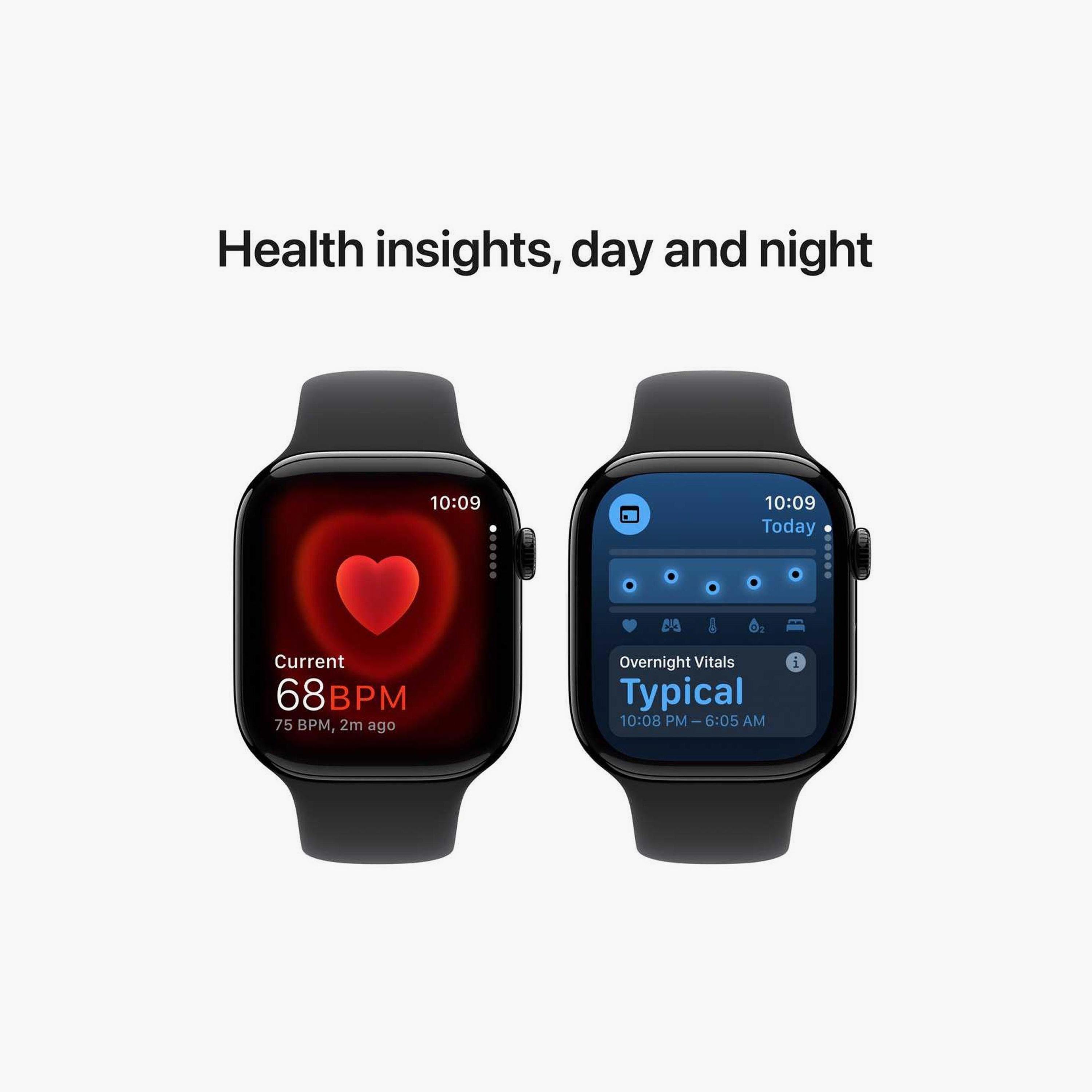 Apple Watch Series 10 GPS 42 mm Jet Black Aluminium Case with Black Sport Band S/M | MWWE3QA/A-electronics-smartwatches-image-4