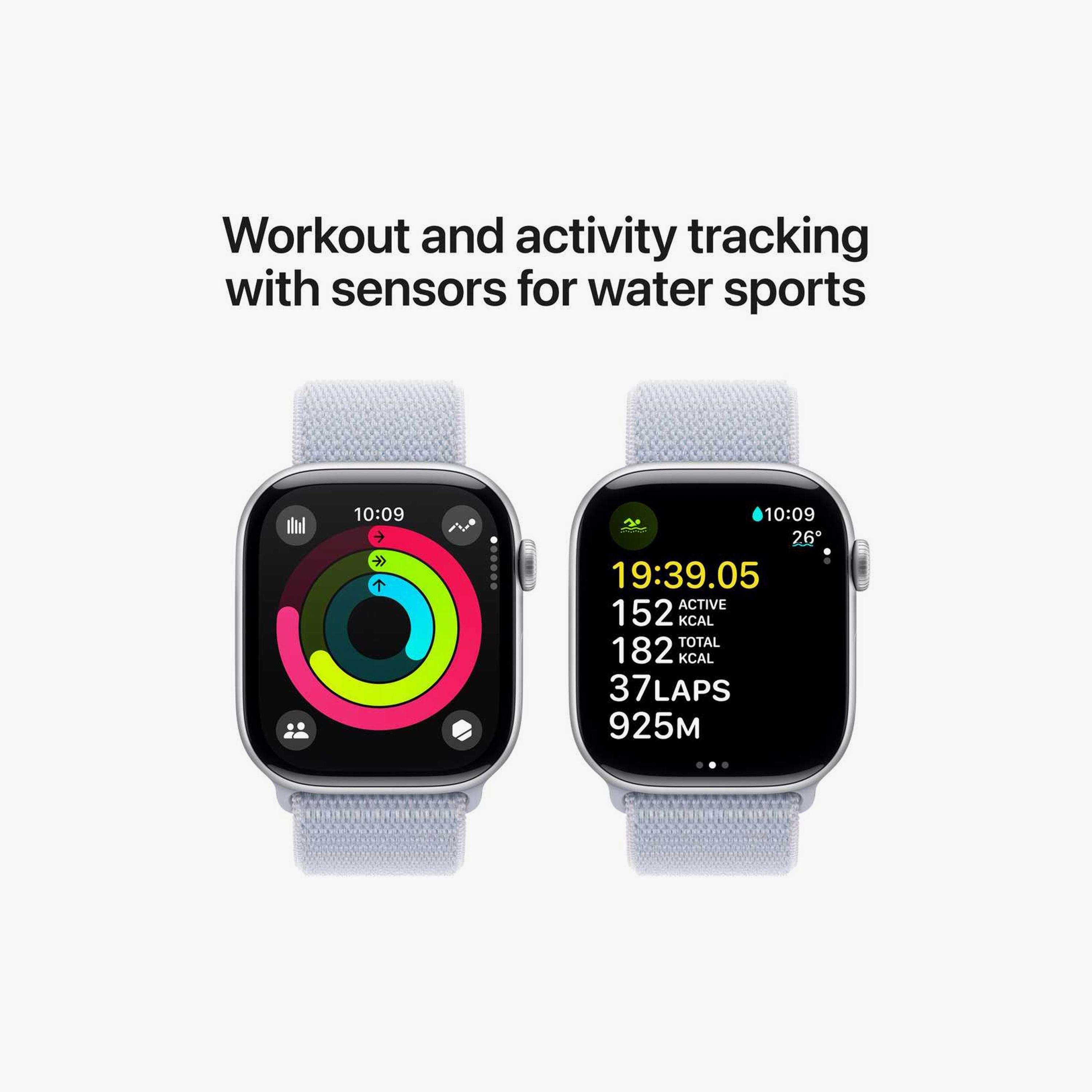 Apple Watch Series 10 GPS + Cellular 42mm Gold Titanium Case with Gold Milanese Loop-electronics-smartwatches-image-3