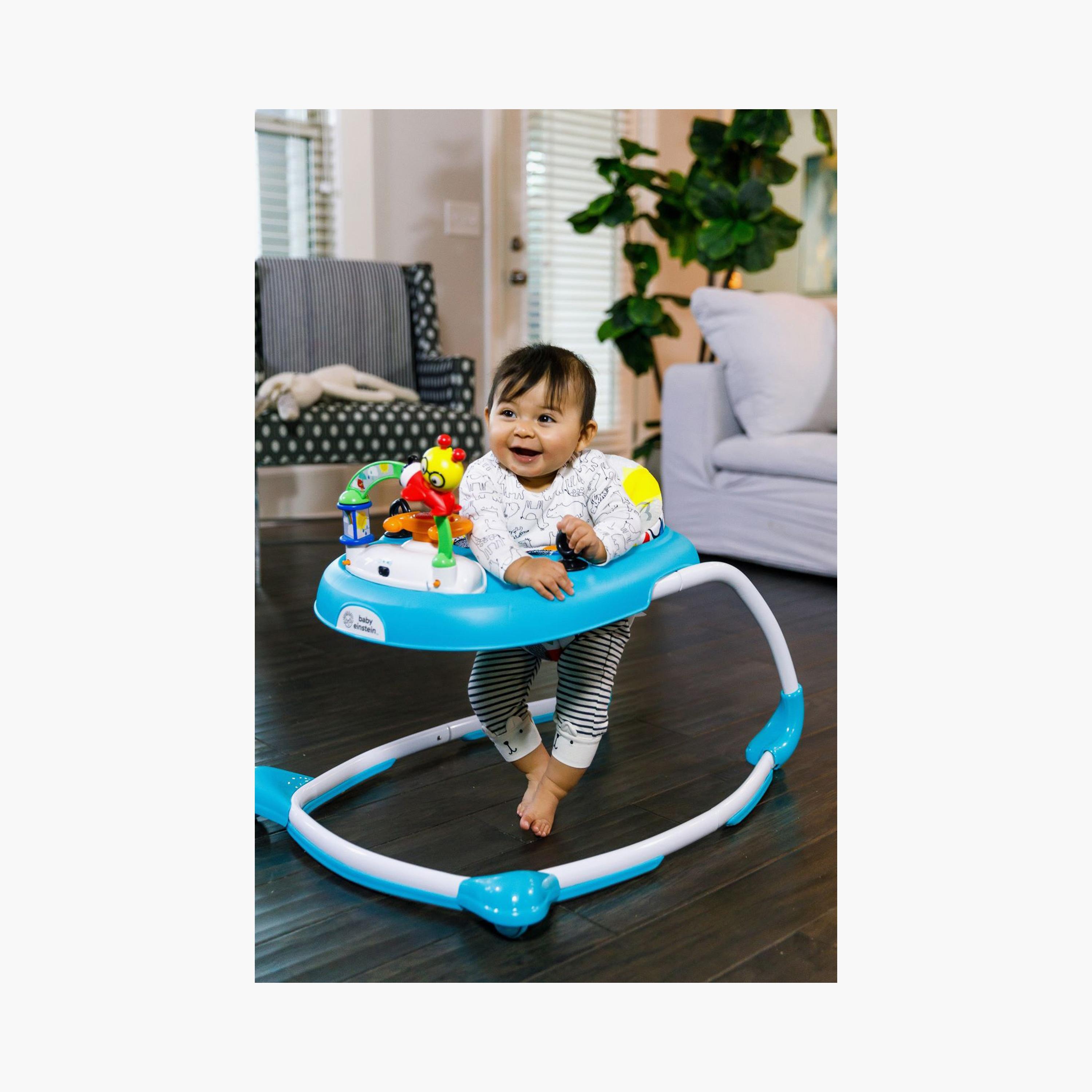 مشاية سكاي إكسبلوررز مزودة بضوء وأغاني وأصوات من بيبي أينشتاين - زرقاء-baby-infantactivity-walkers-image-2