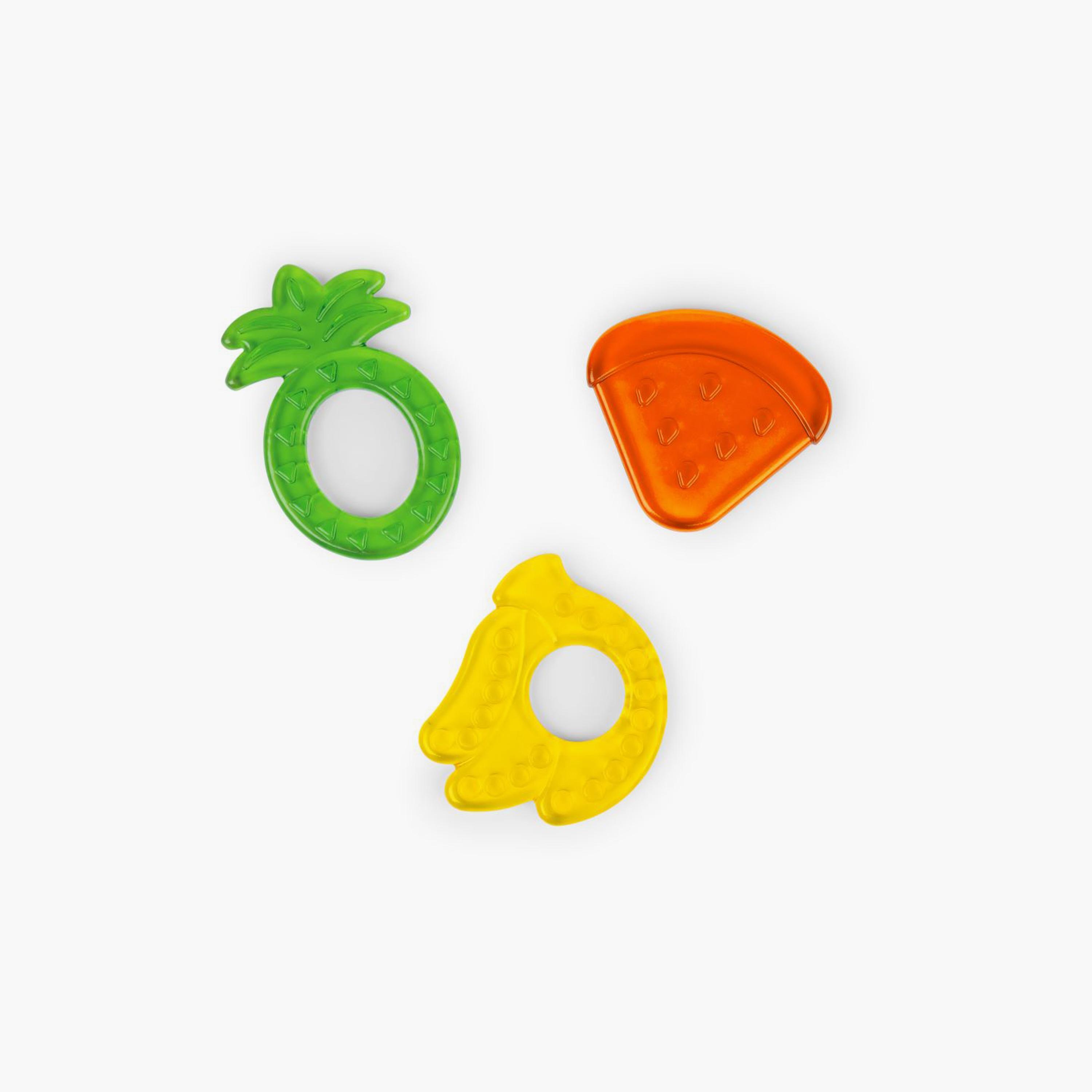 Bright Stars 3-Piece Juicy Chews Textured BPA-Free Teethers - Watermelon/Pineapple/Banana-baby-feeding-teethers-image-1