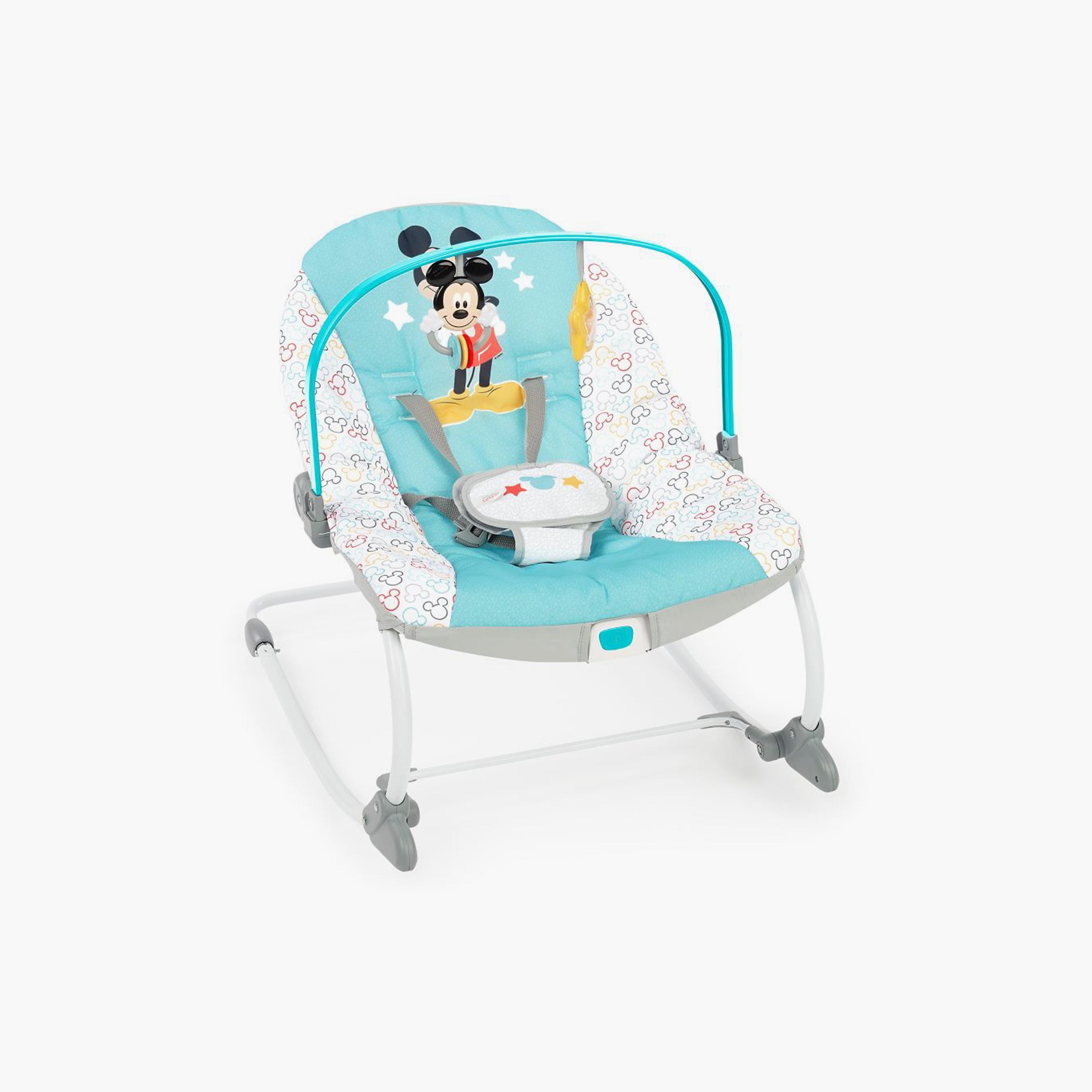 Buy Bright Starts Disney Baby Mickey Mouse Infant to Toddler Rocker Seat with Removable Toy Bar Original Besties Online Babyshop UAE