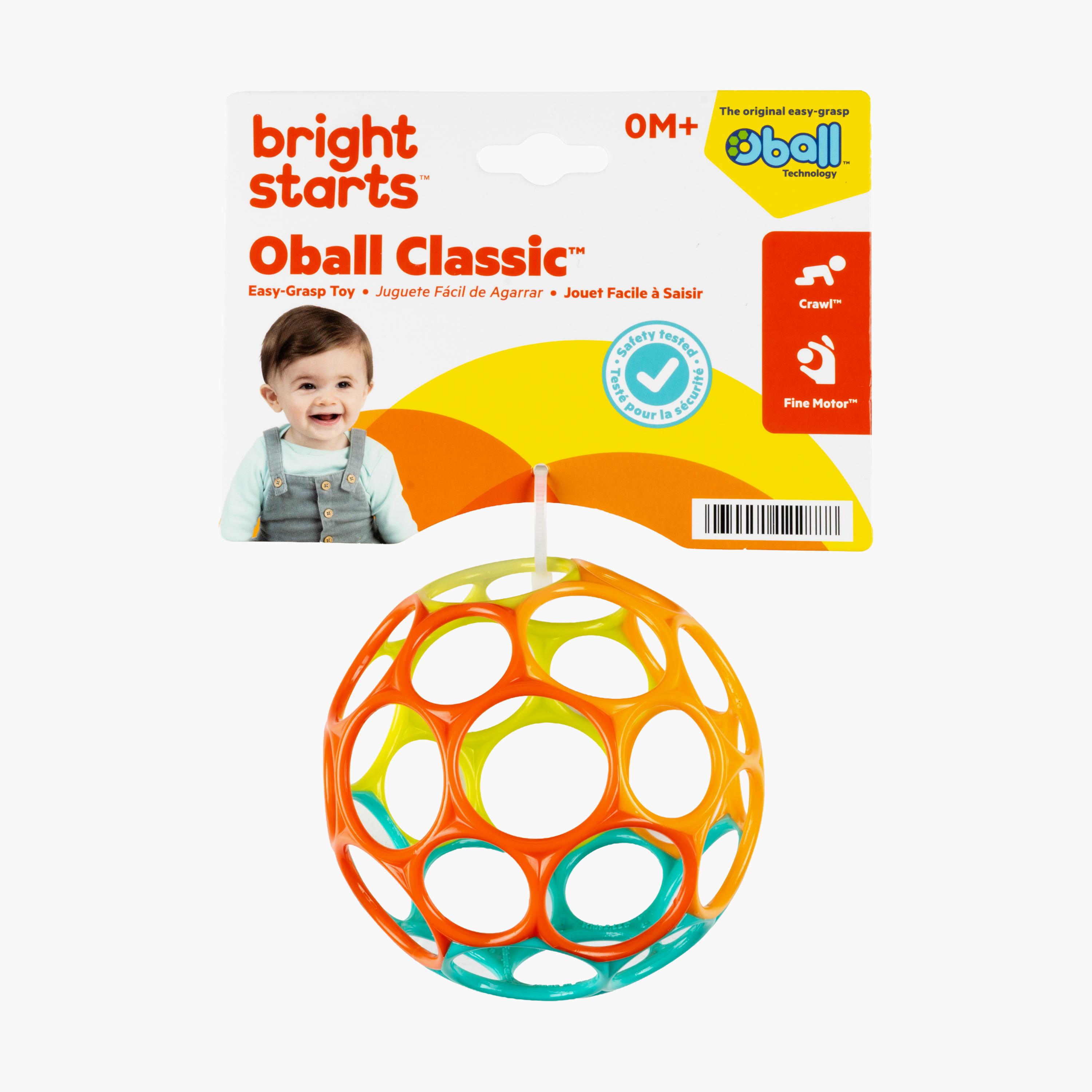 Bright Starts Oball Rattle Easy-Grasp 4-inch Toy - Teal-toys-babyandtoddlertoys-rattlesandteethers-image-7