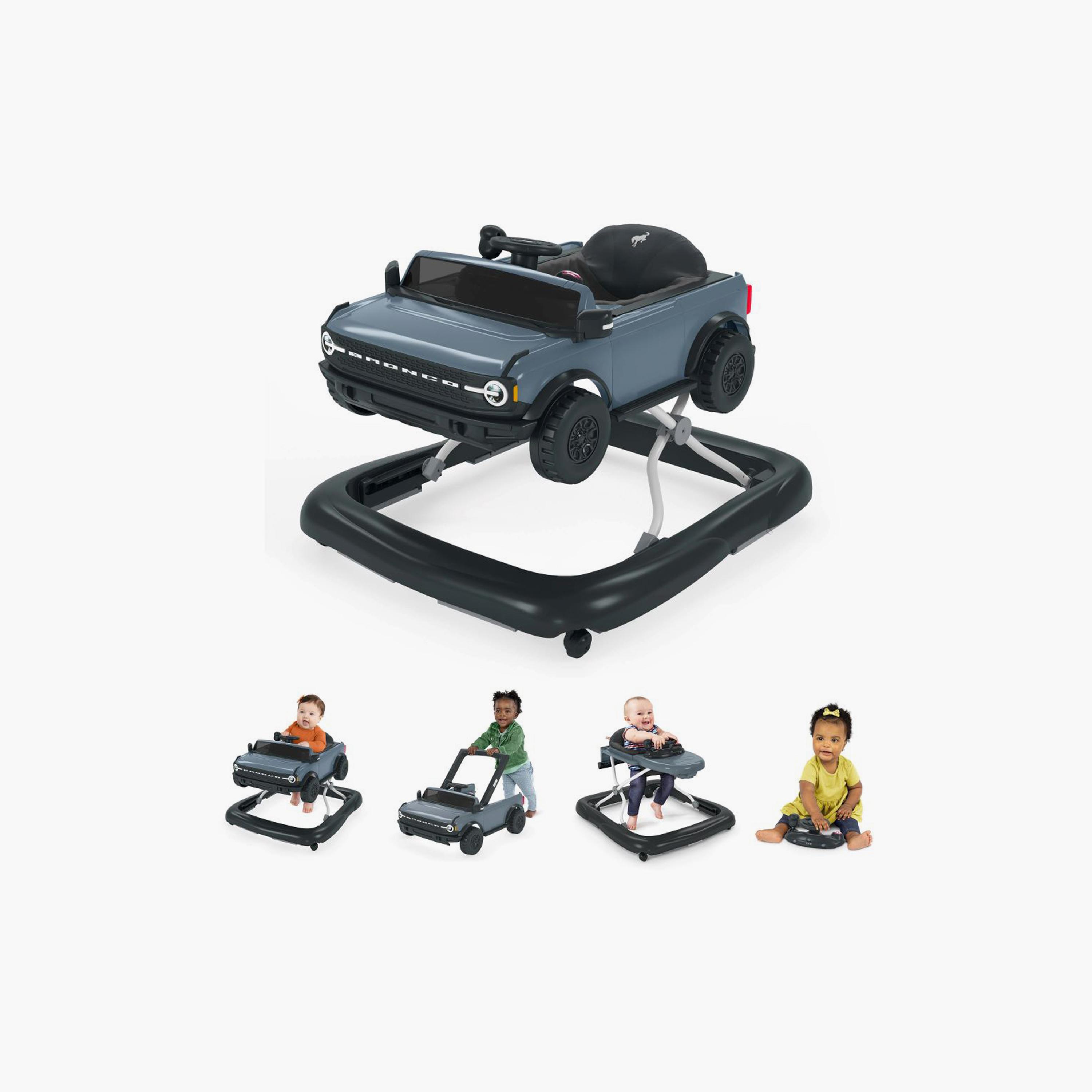 مشاية الأطفال ومركز أنشطة  4 في 1  فورد برونكو من برايت ستارتس - أزرق/ رمادي-baby-infantactivity-walkers-image-2