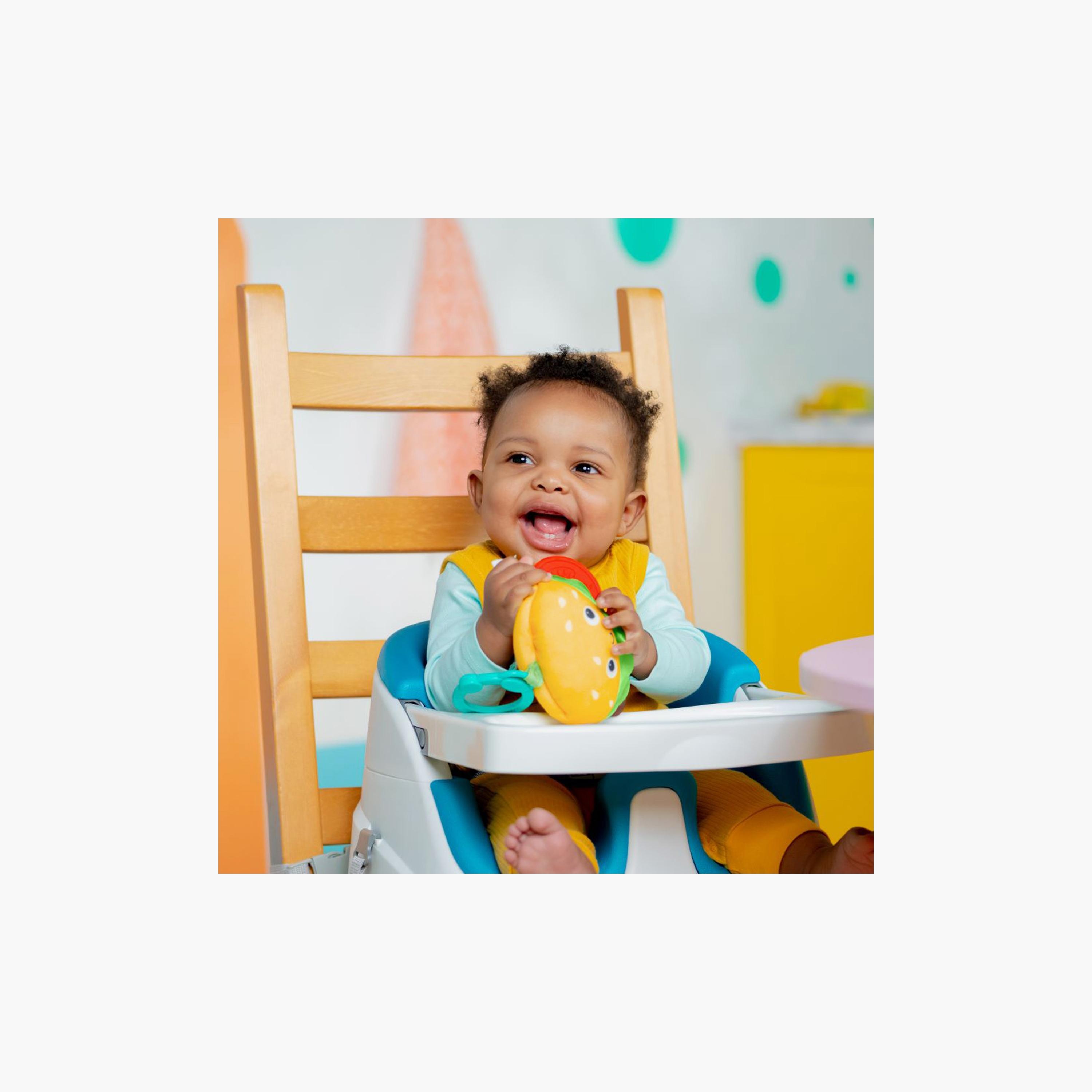 لعبة نشاط التسنين وعربة الأطفال اون ذا جو ساي تشيزبرجر من برايت ستارتس-toys-babyandtoddlertoys-strollertoys-image-2