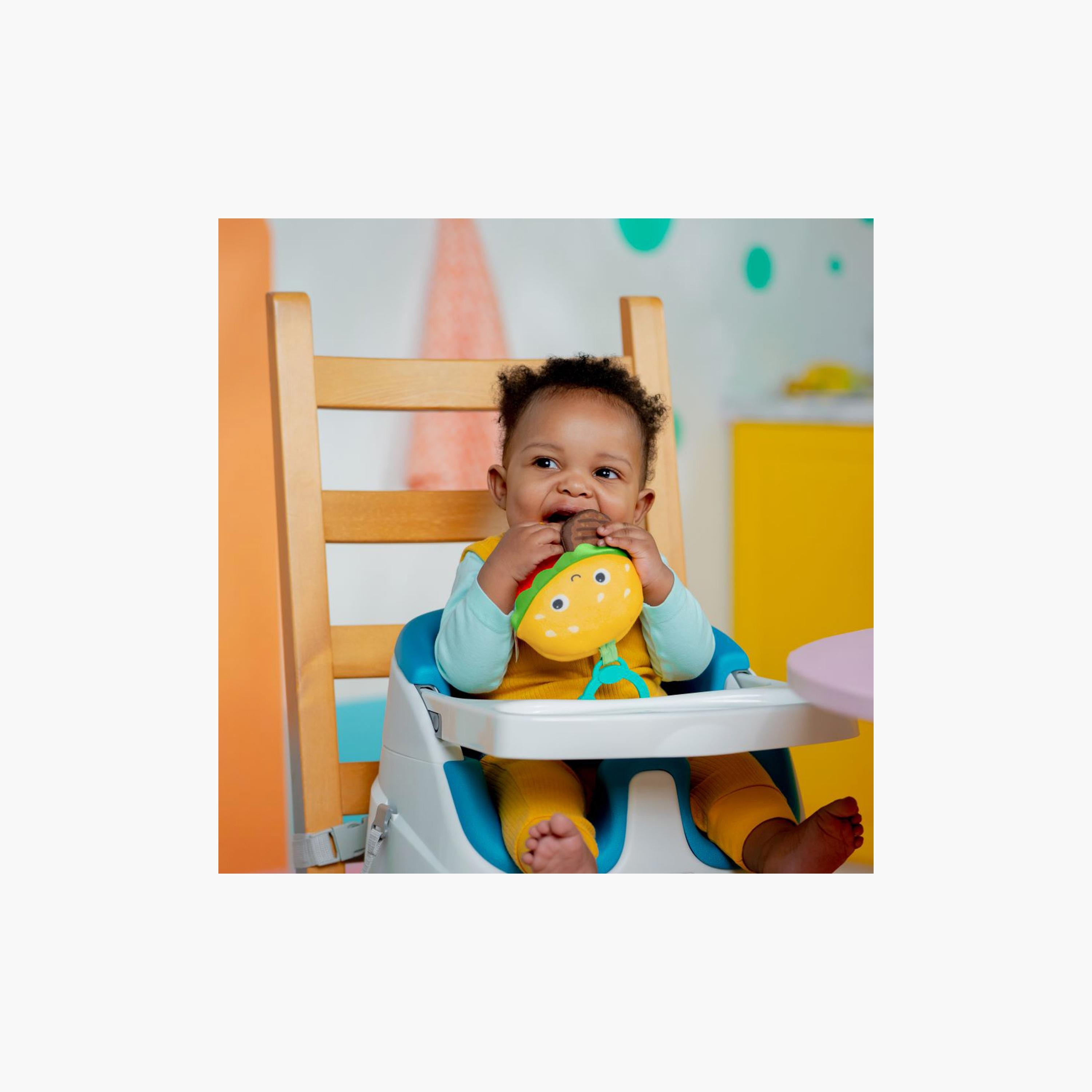 لعبة نشاط التسنين وعربة الأطفال اون ذا جو ساي تشيزبرجر من برايت ستارتس-toys-babyandtoddlertoys-strollertoys-image-4