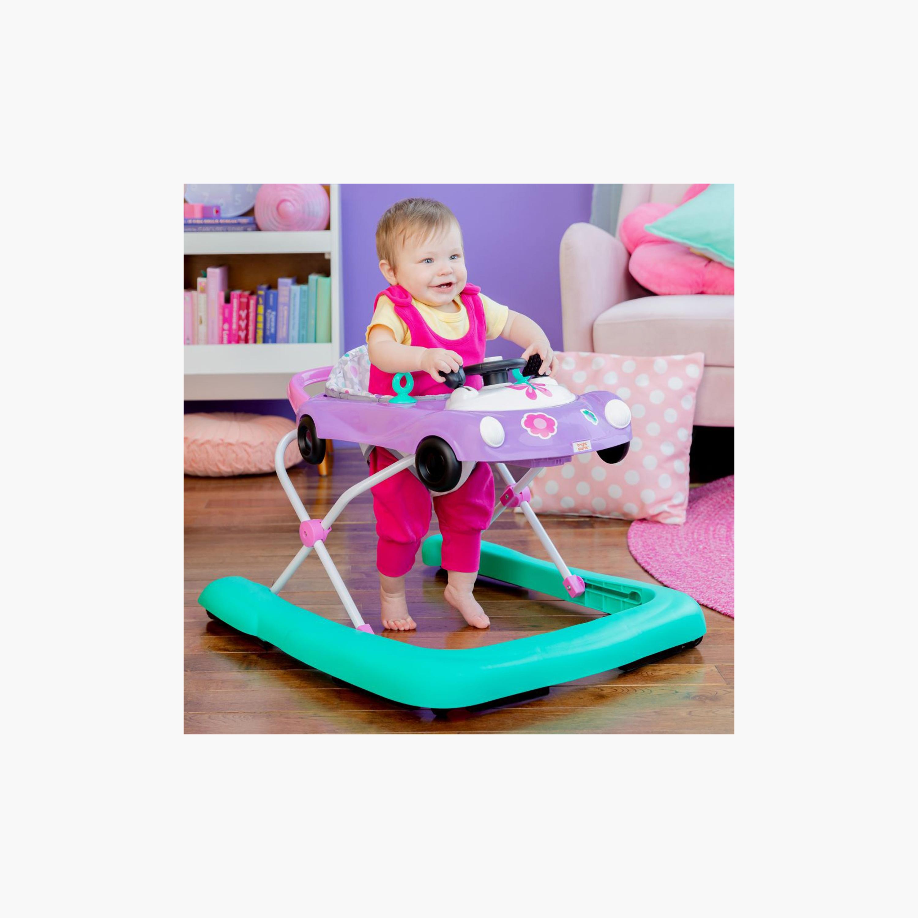 Bright Starts Little Speedster 3-in-1 Car Walker - Purple Powder-baby-infantactivity-walkers-image-2