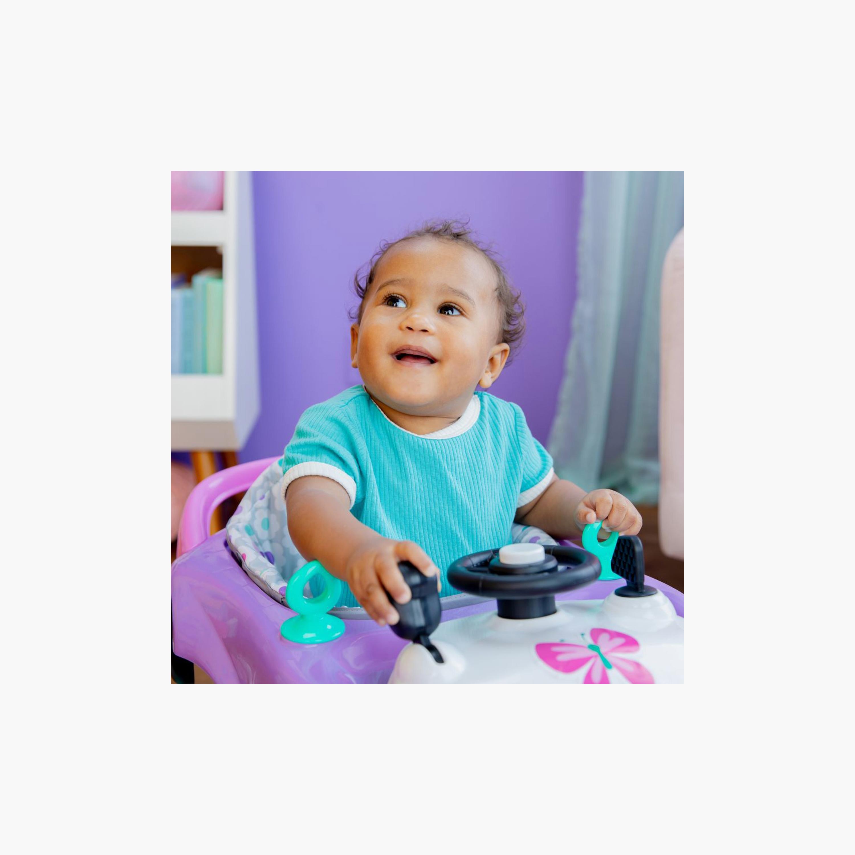 Bright Starts Little Speedster 3-in-1 Car Walker - Purple Powder-baby-infantactivity-walkers-image-5