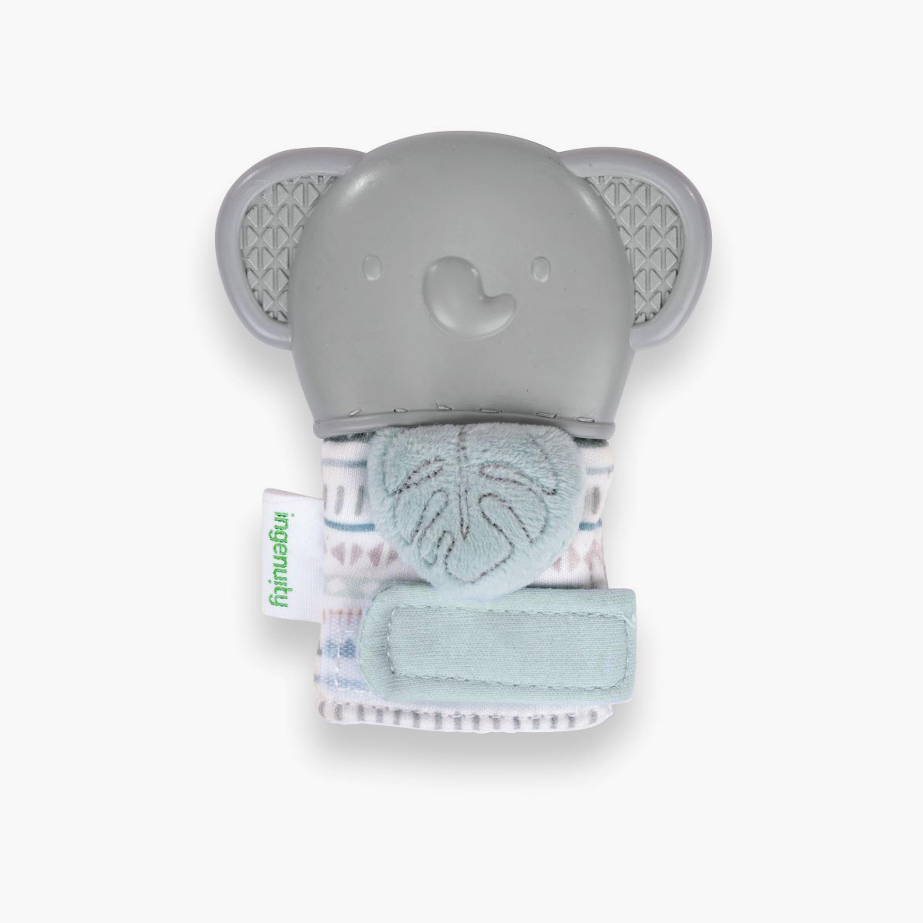 Ingenuity Teething Mitt & Rattle - Elephant-toys-babyandtoddlertoys-rattlesandteethers-image-1