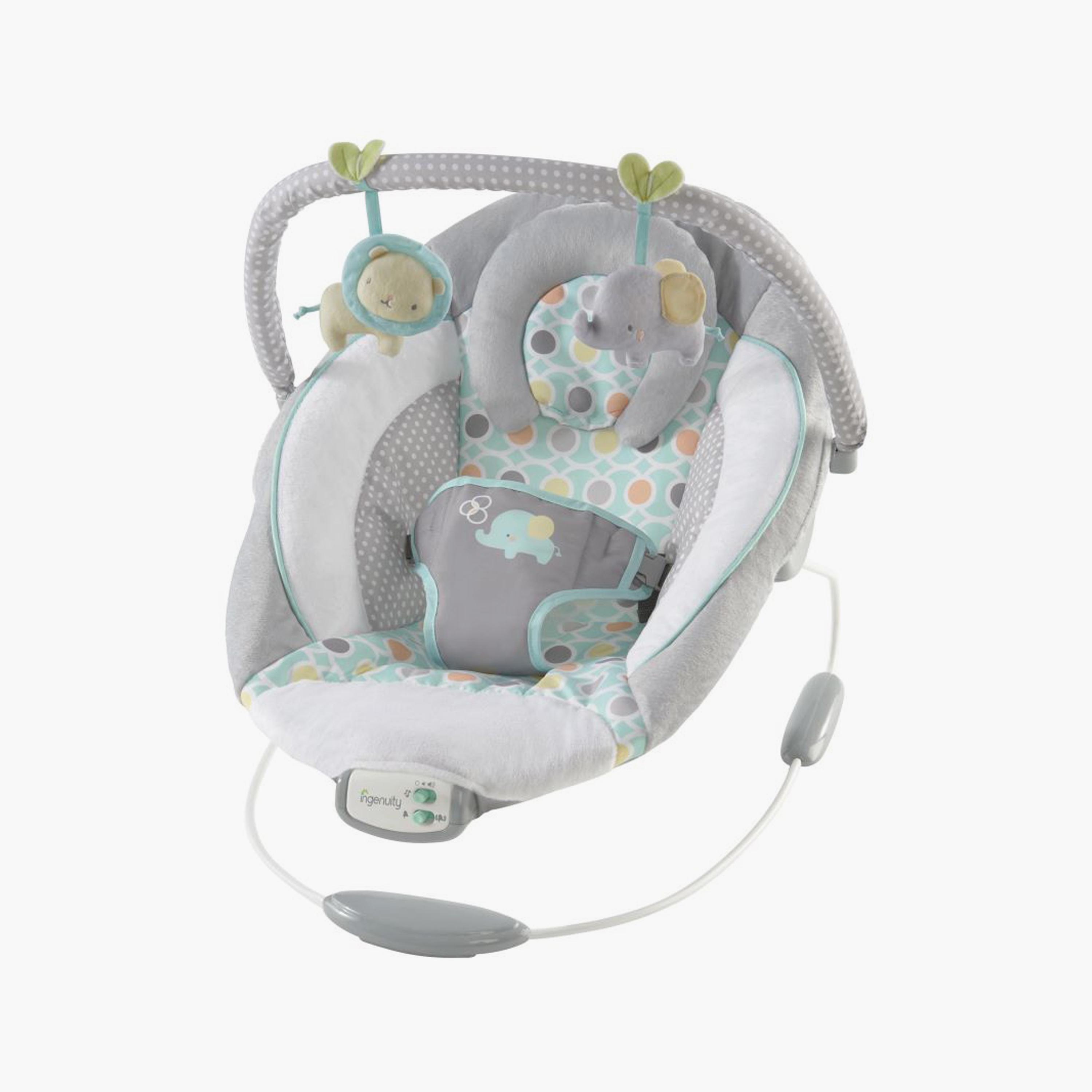 Ingenuity Soothing Baby Bouncer Infant Seat with Vibrations Morrison-baby-infantactivity-bouncers-image-1