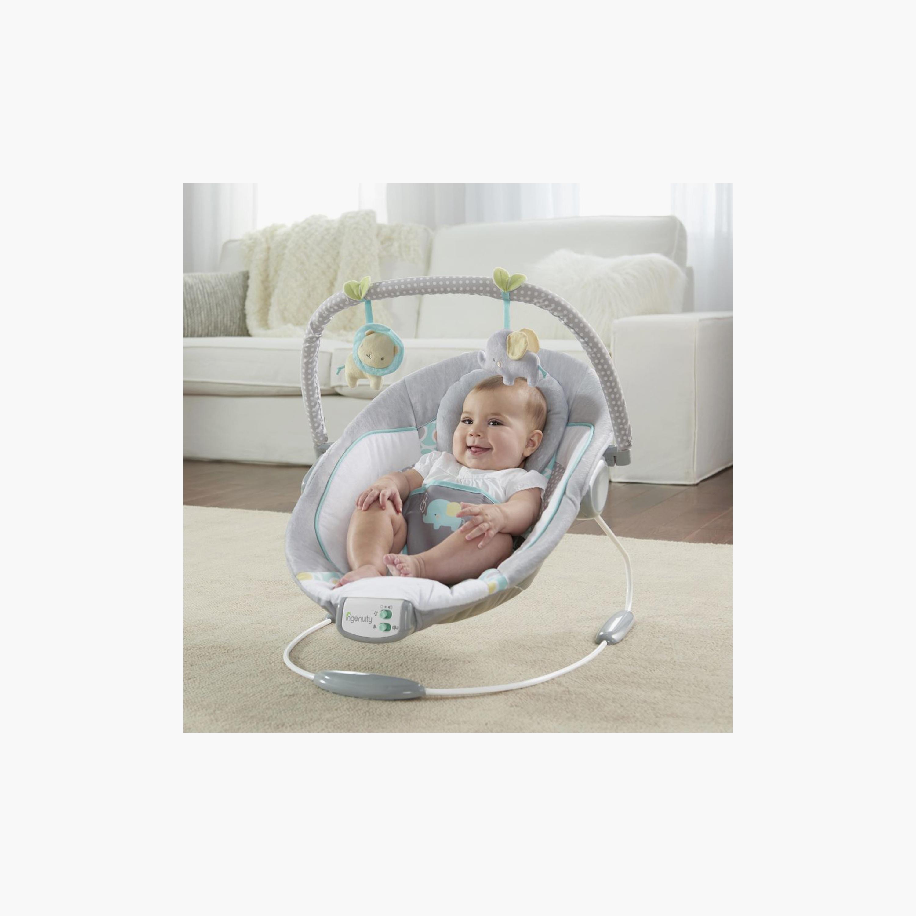 Ingenuity Soothing Baby Bouncer Infant Seat with Vibrations Morrison-baby-infantactivity-bouncers-image-3