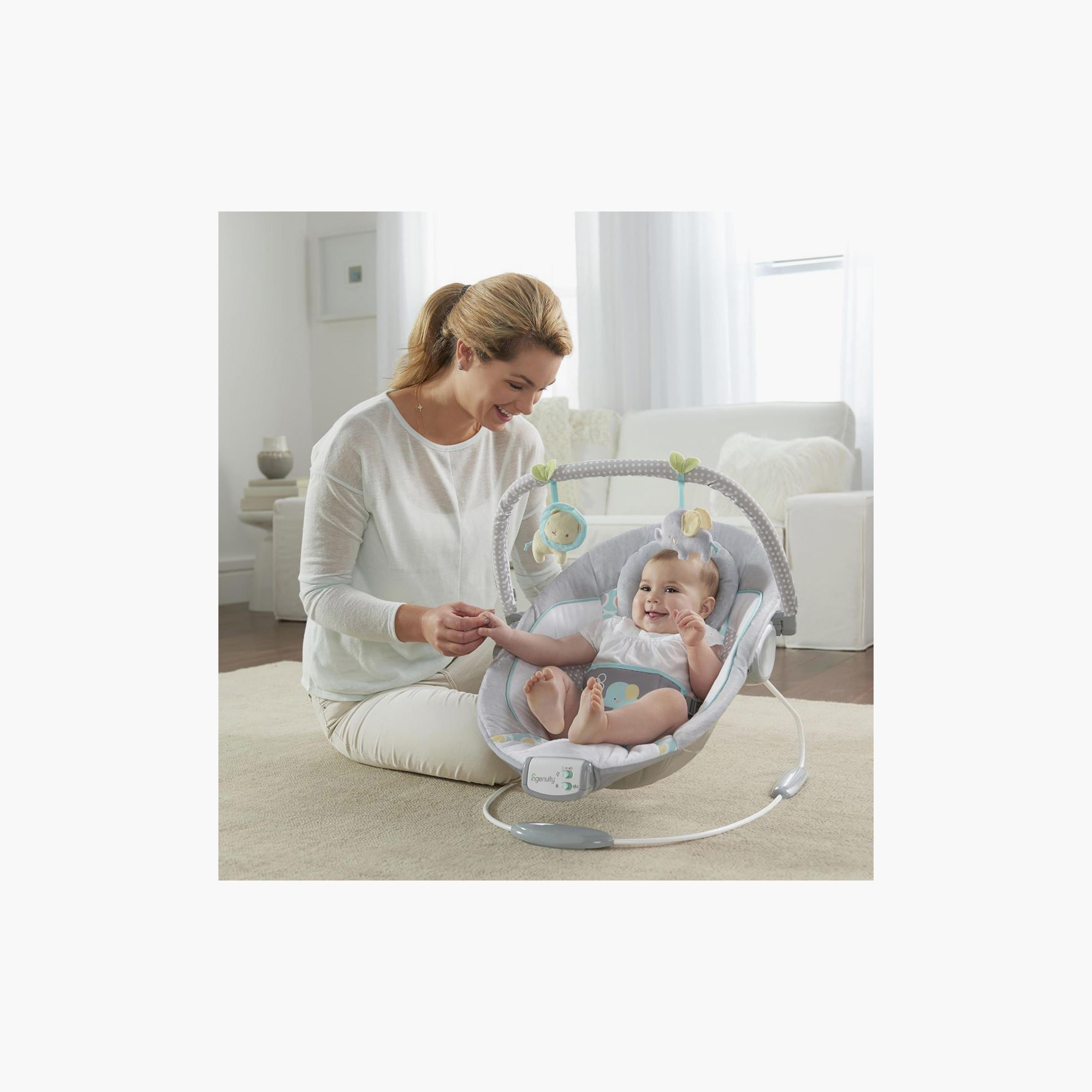 Ingenuity Soothing Baby Bouncer Infant Seat with Vibrations Morrison-baby-infantactivity-bouncers-image-4