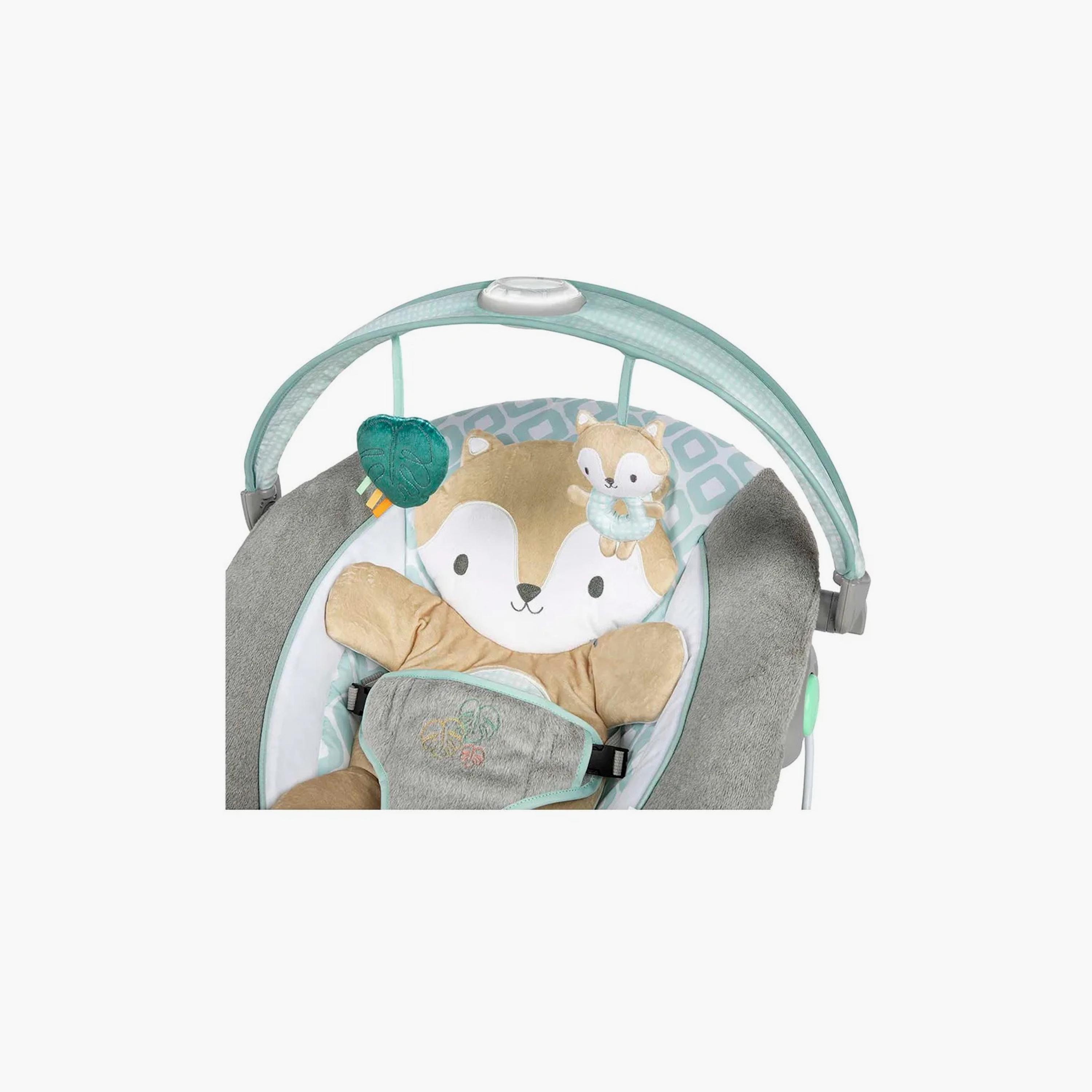 Ingenuity InLighten Baby Bouncer Seat with Light Up Toy Bar and Bunny Tummy Time Pillow Mat - Kitt-baby-infantactivity-bouncers-image-2