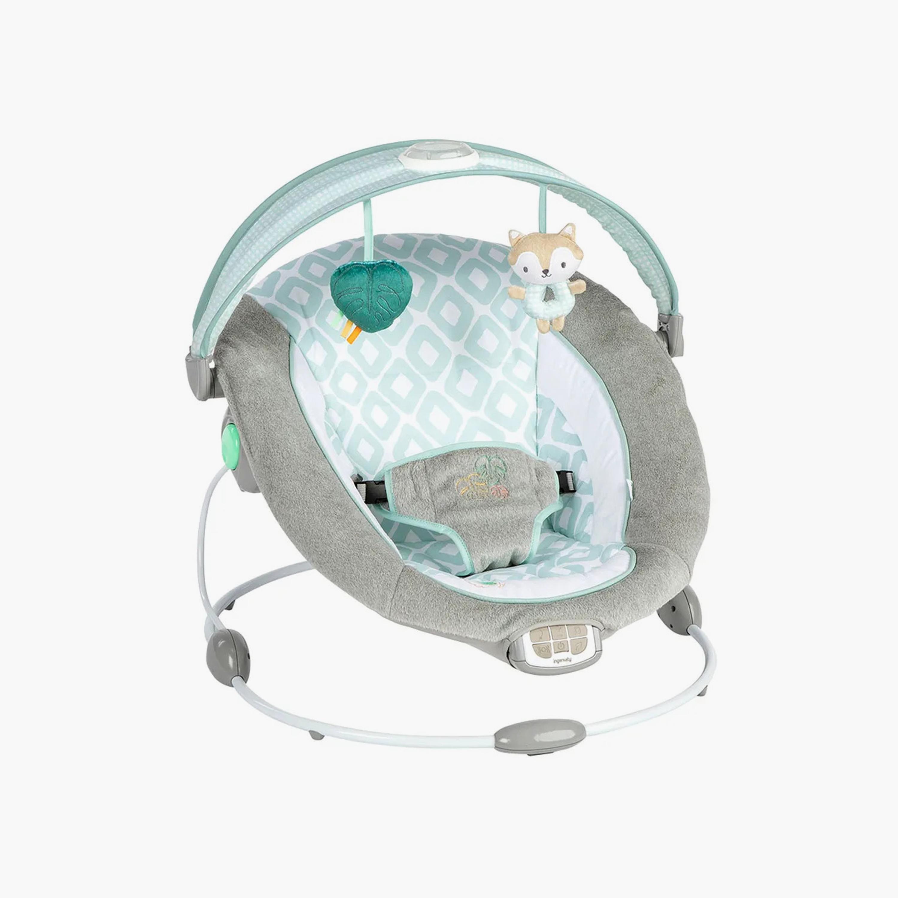 Ingenuity InLighten Baby Bouncer Seat with Light Up Toy Bar and Bunny Tummy Time Pillow Mat - Kitt-baby-infantactivity-bouncers-image-3