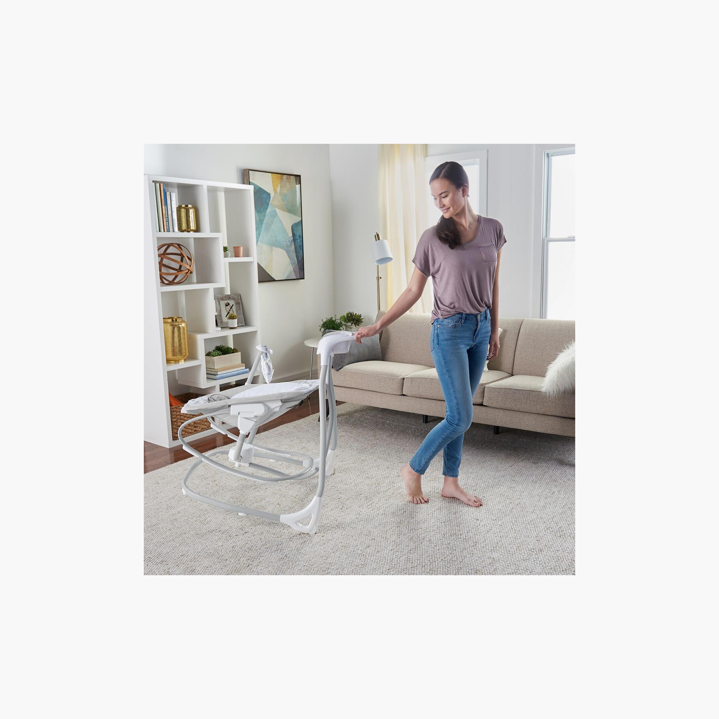 Ingenuity 2-in-1 SimpleComfort Lightweight Compact 6-Speed Multi-Direction Baby Swing & Rocker-baby-infantactivity-rockers-image-5