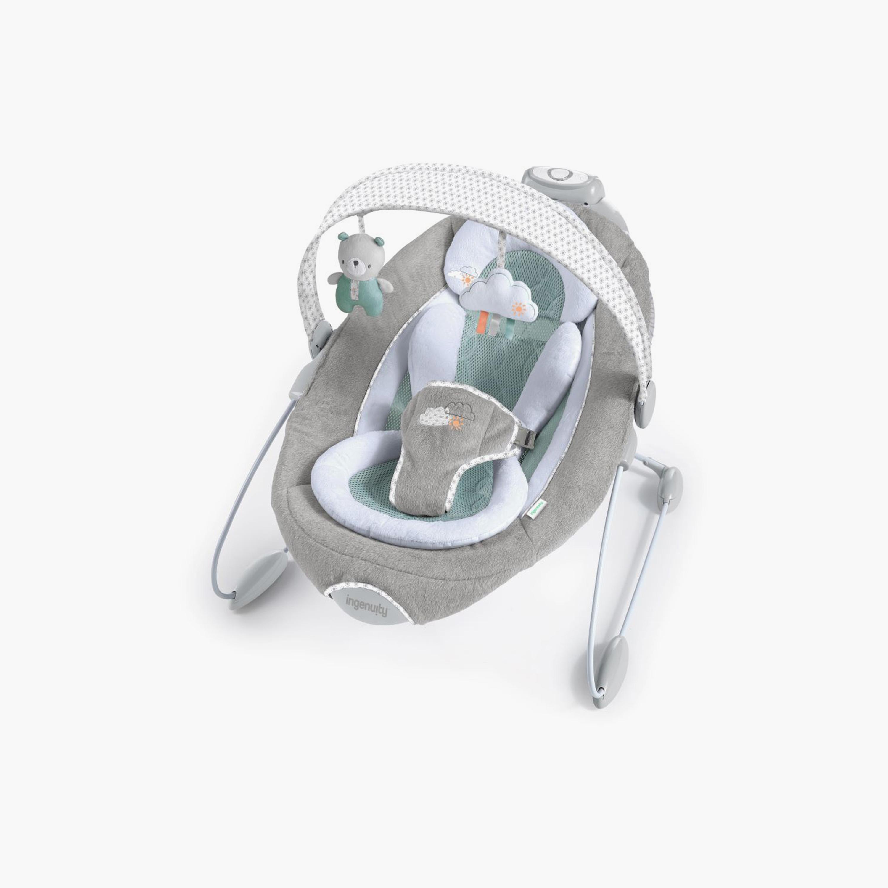 Ingenuity SmartBounce Automatic Baby Bouncer Seat with White Noise - Pemberton-baby-infantactivity-bouncers-image-1