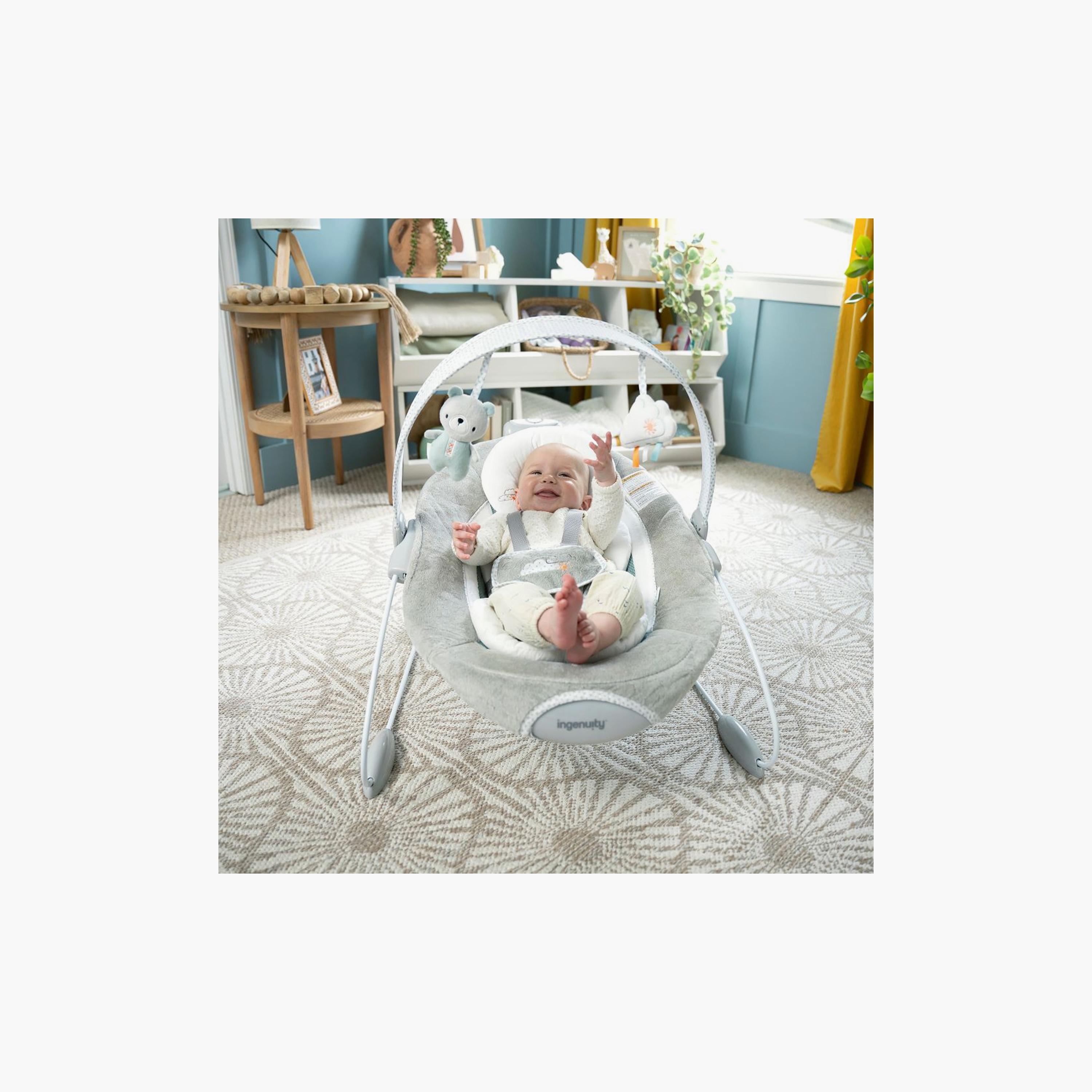 Ingenuity SmartBounce Automatic Baby Bouncer Seat with White Noise - Pemberton-baby-infantactivity-bouncers-image-4