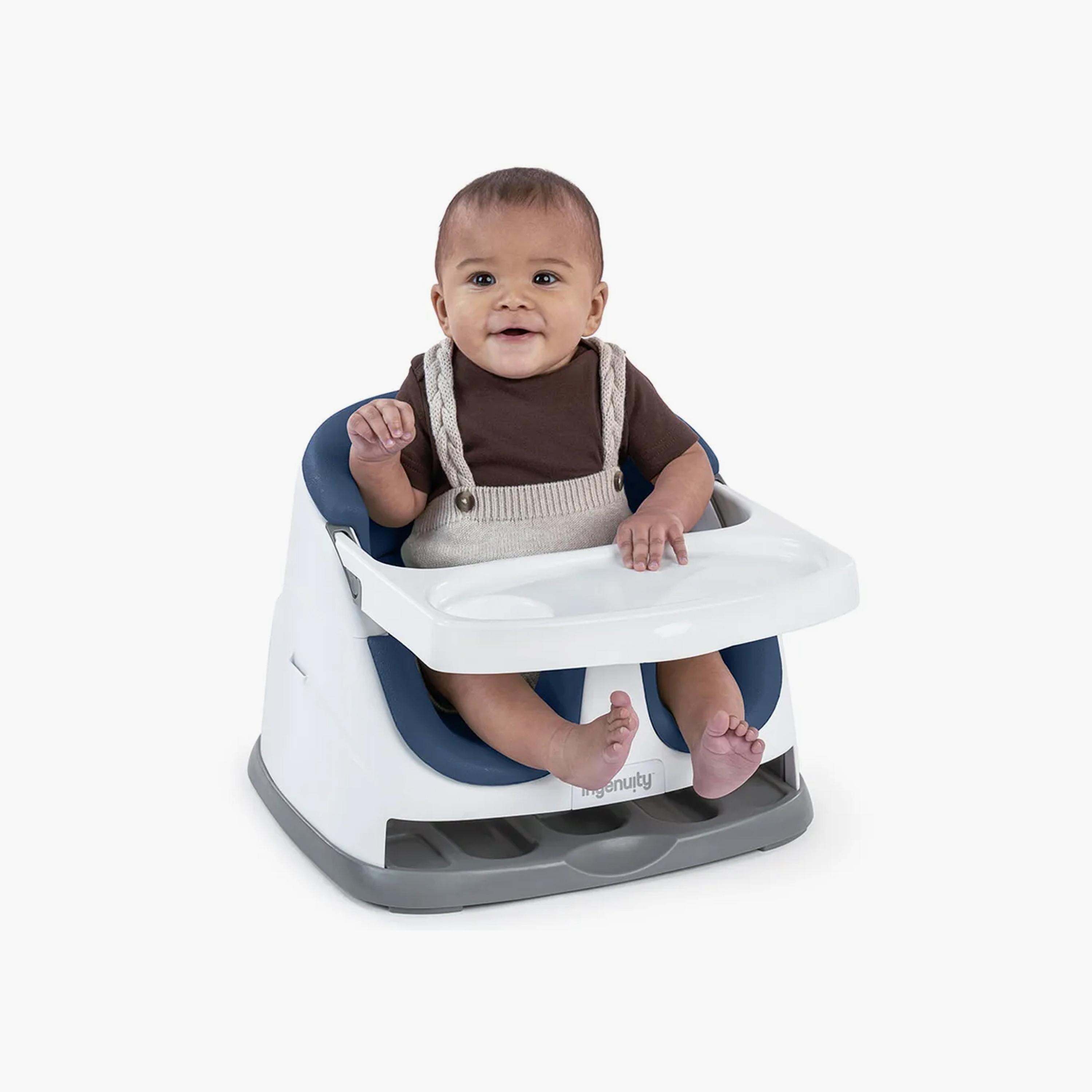 Ingenuity Baby Base 2-in-1 Booster Feeding and Floor Seat with Self-Storing Tray-baby-feeding-highchairsandboosters-image-2