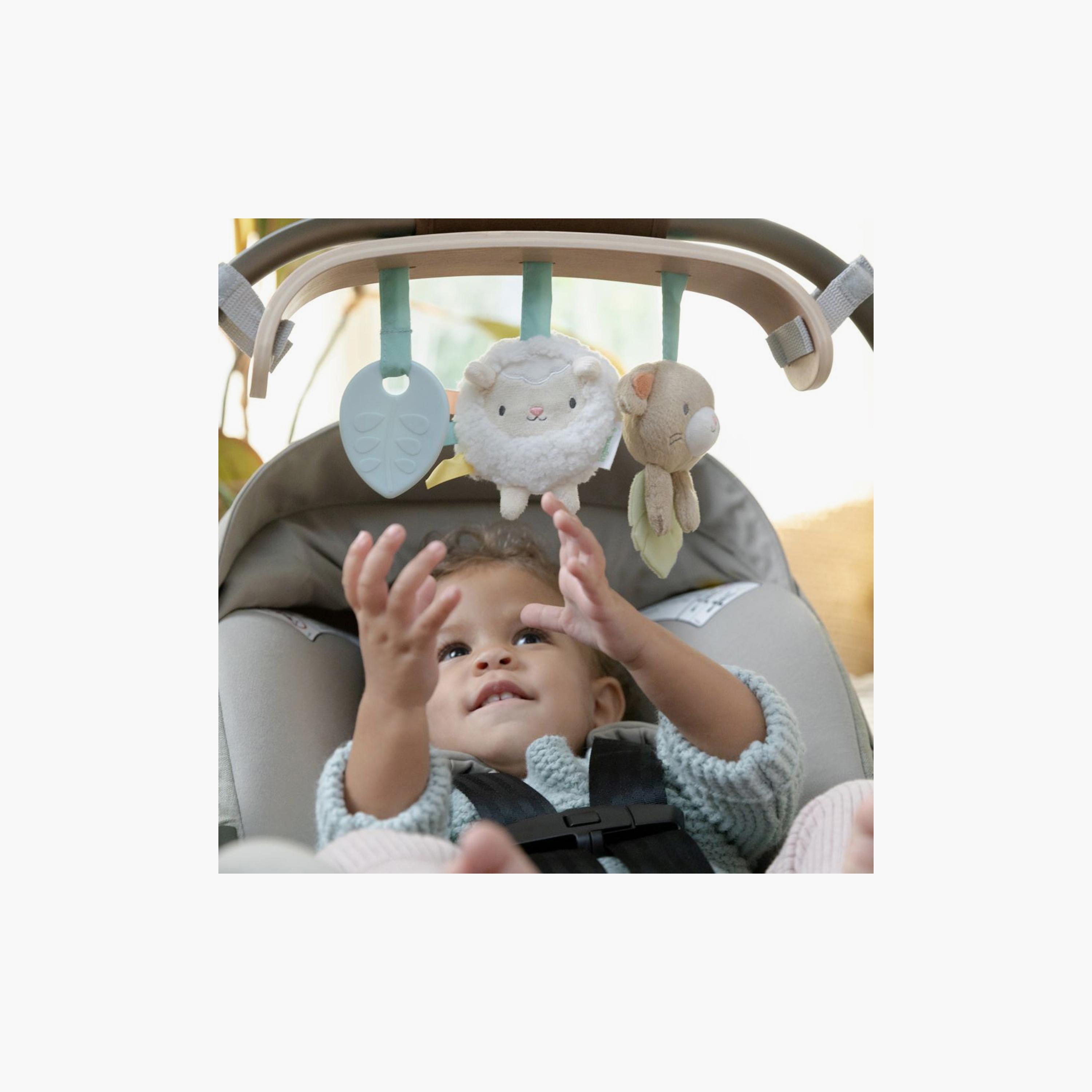 Ingenuity Soothing Essentials Wood Carrier Toy Bar-toys-babyandtoddlertoys-strollertoys-image-2