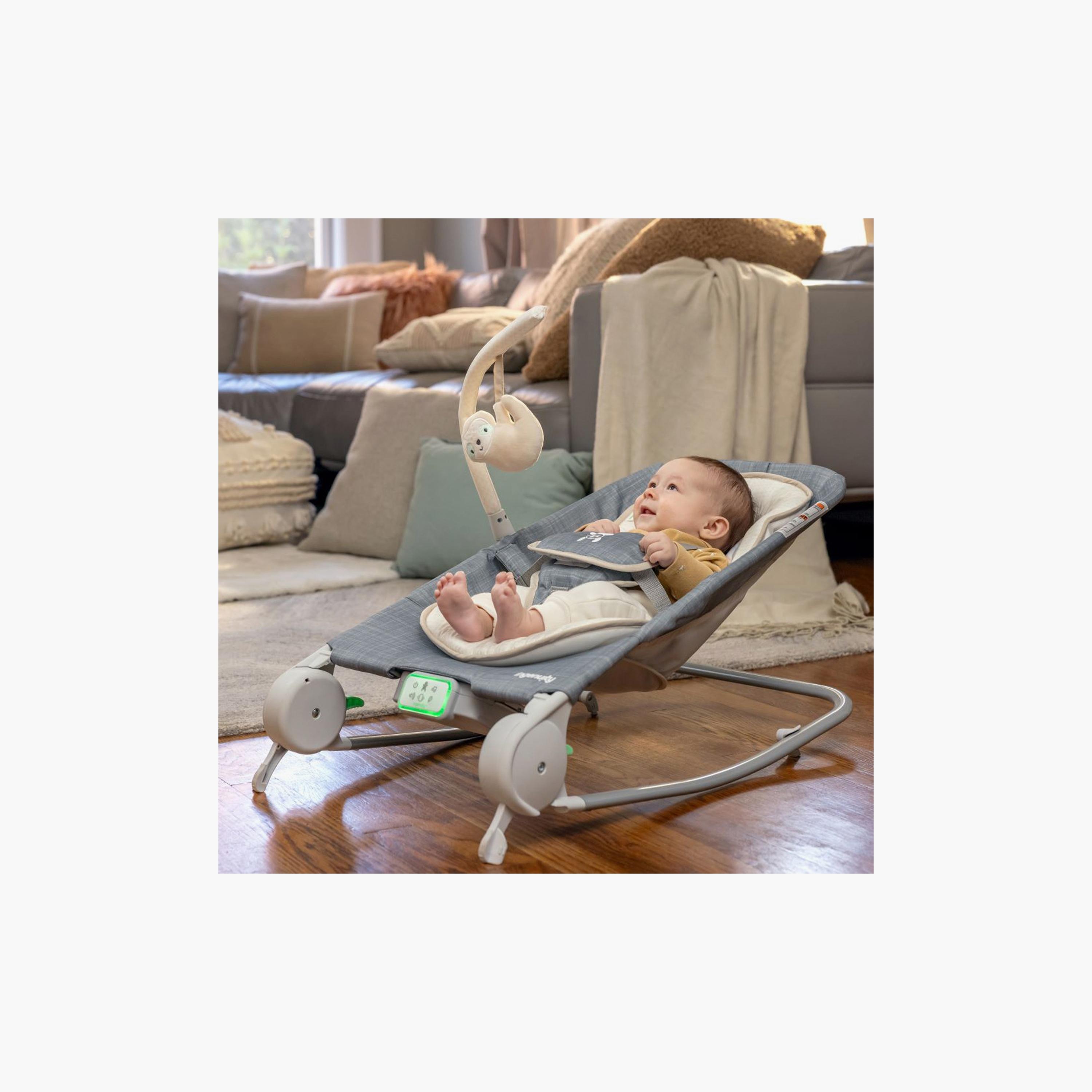 Ingenuity Happy Belly Rock-to-Bounce Massage Seat, Bouncer and Rocker Seat - Parker-baby-infantactivity-bouncers-image-4