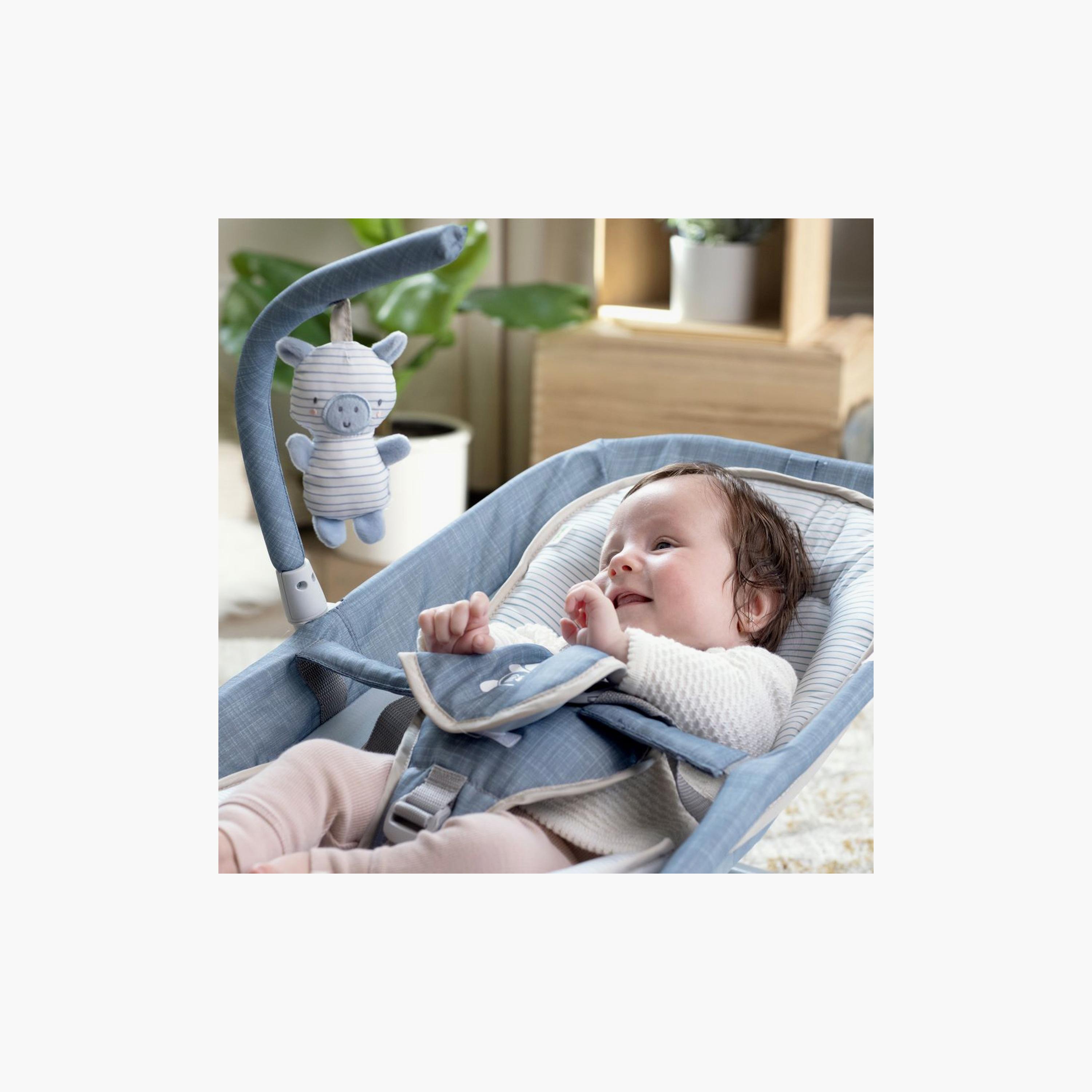 Ingenuity Happy Belly Rock-to-Bounce Massage Seat, Bouncer and Rocker Seat - Chambray-baby-infantactivity-bouncers-image-4
