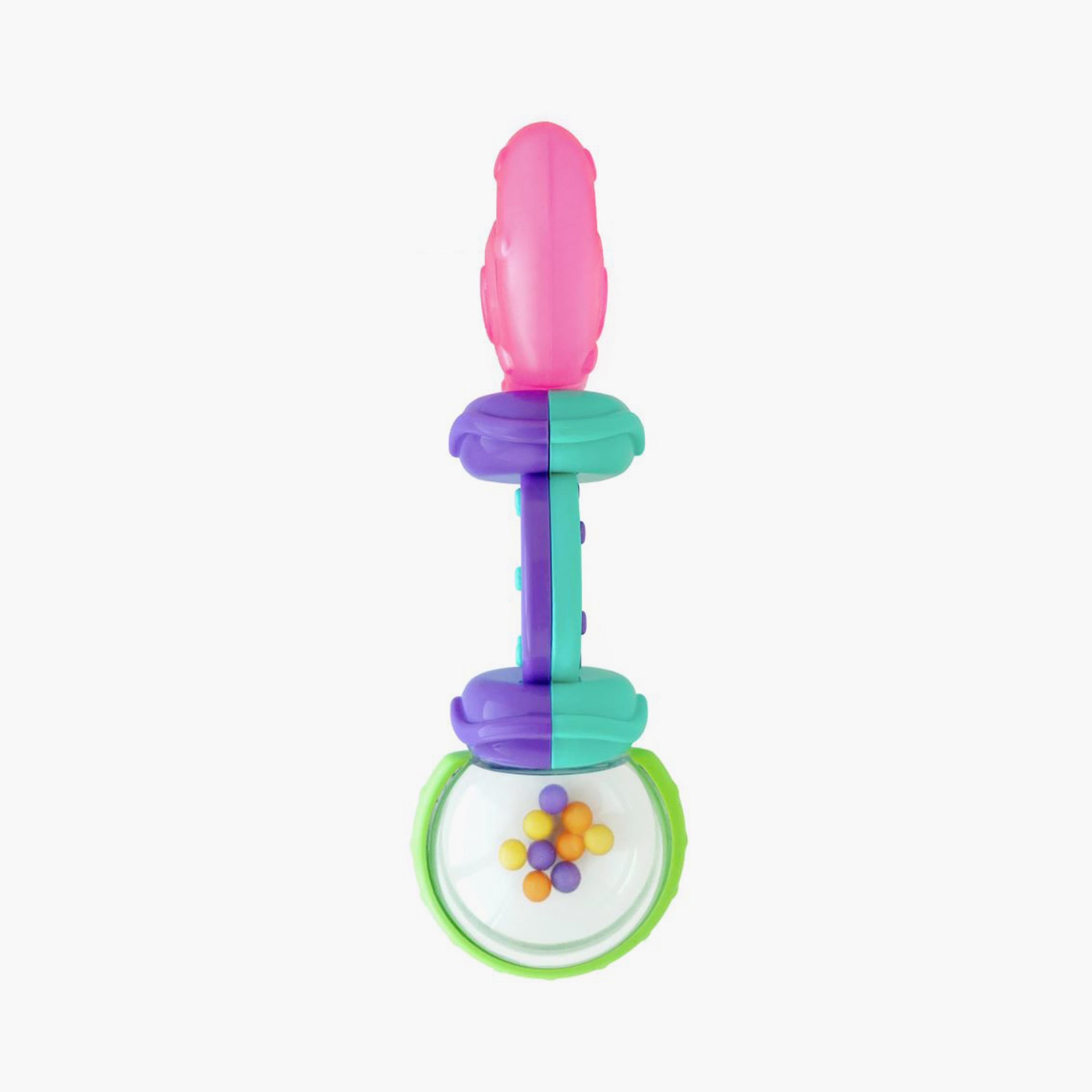 Bright Starts Rattle and Teethe Chillable Baby Teether - Pretty in Pink-baby-feeding-teethers-image-2