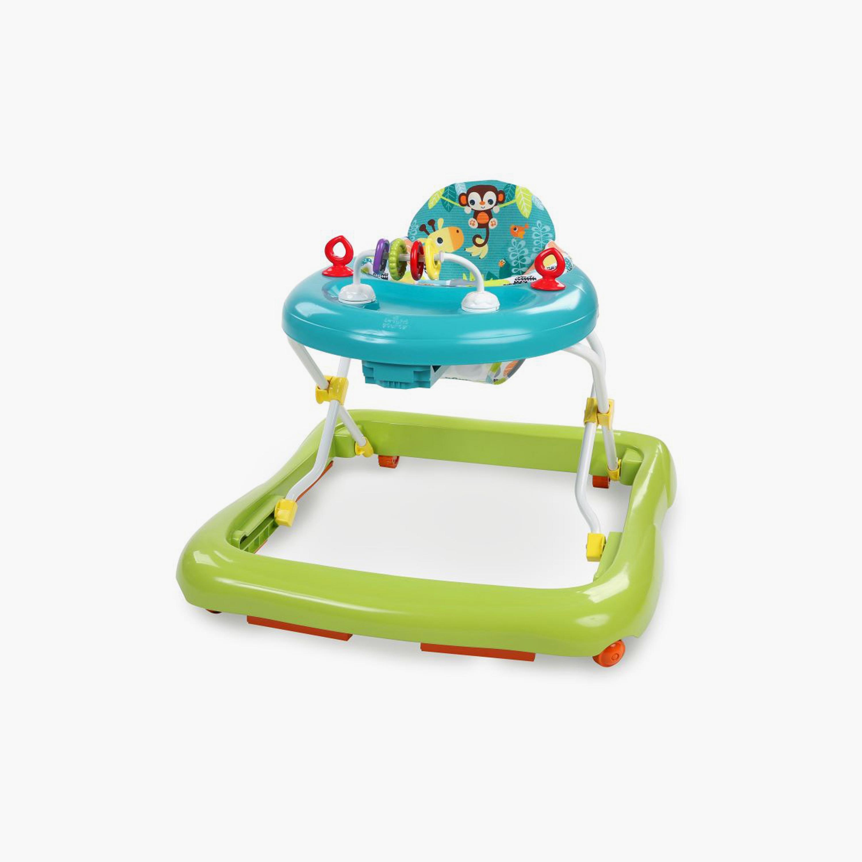 مشاية سفاري جيجلين مع إطار سهل الطي من برايت ستارتس-baby-infantactivity-walkers-image-1