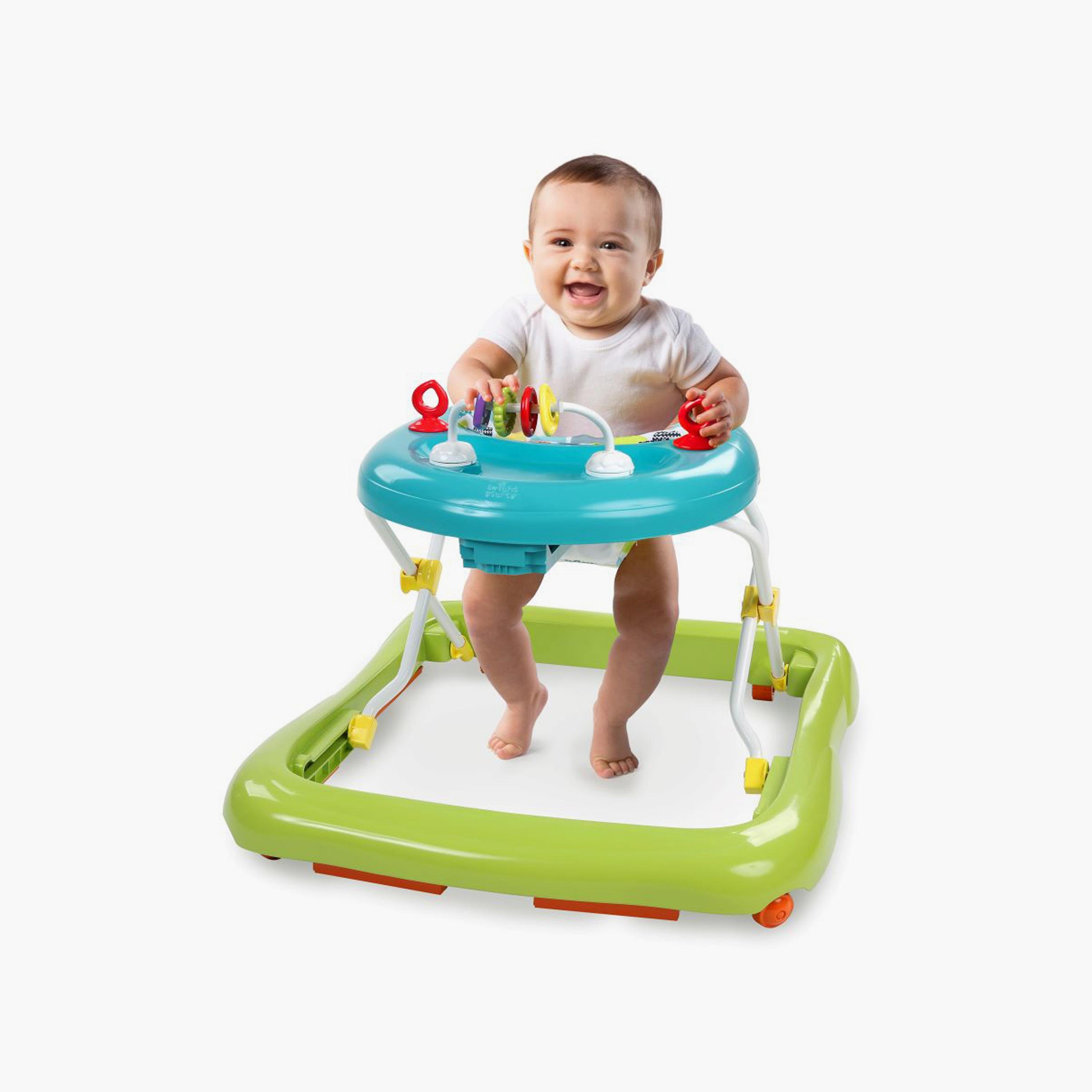 مشاية سفاري جيجلين مع إطار سهل الطي من برايت ستارتس-baby-infantactivity-walkers-image-3