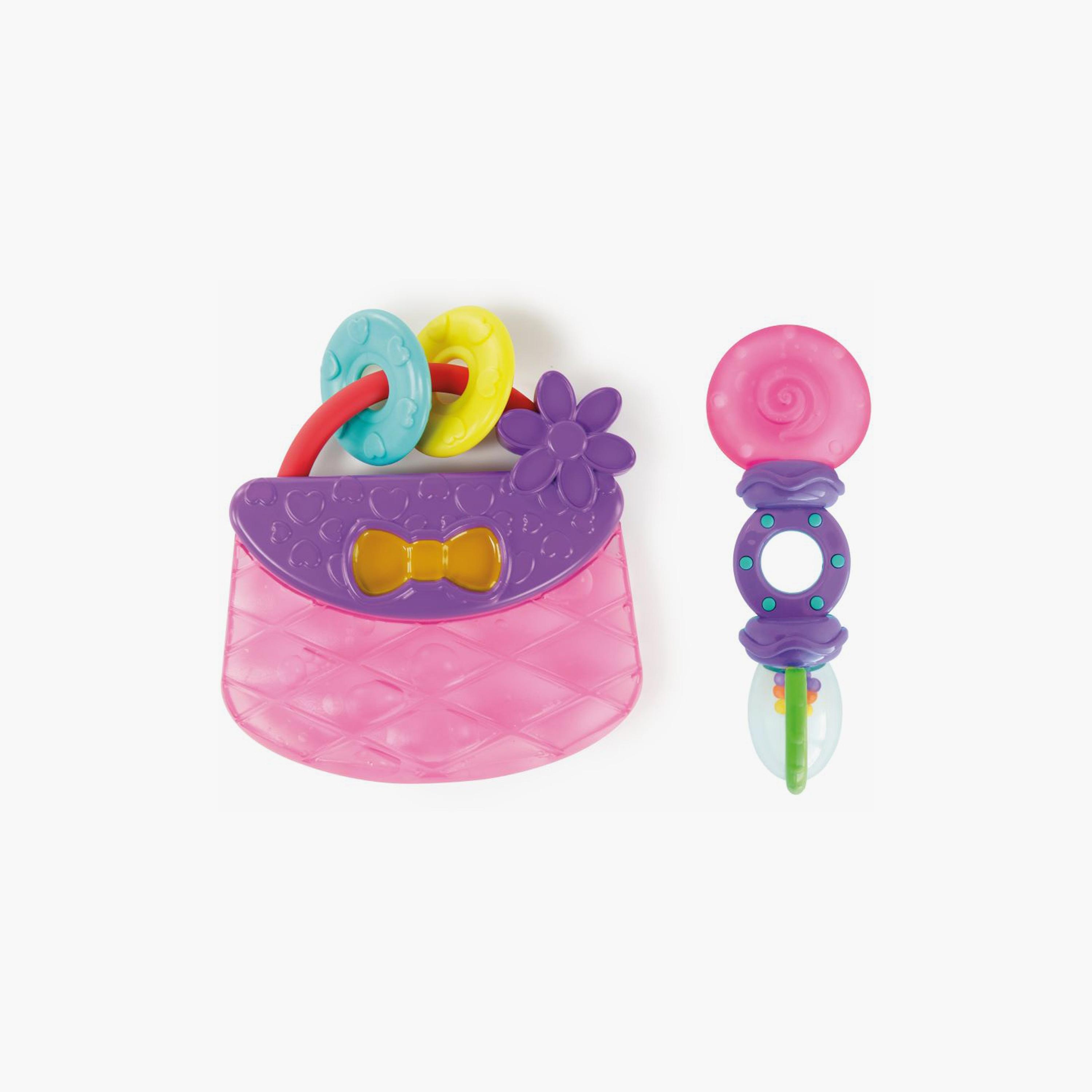 Buy Bright Starts Purse Rattle Water Filled Teether Toy Online Babyshop UAE