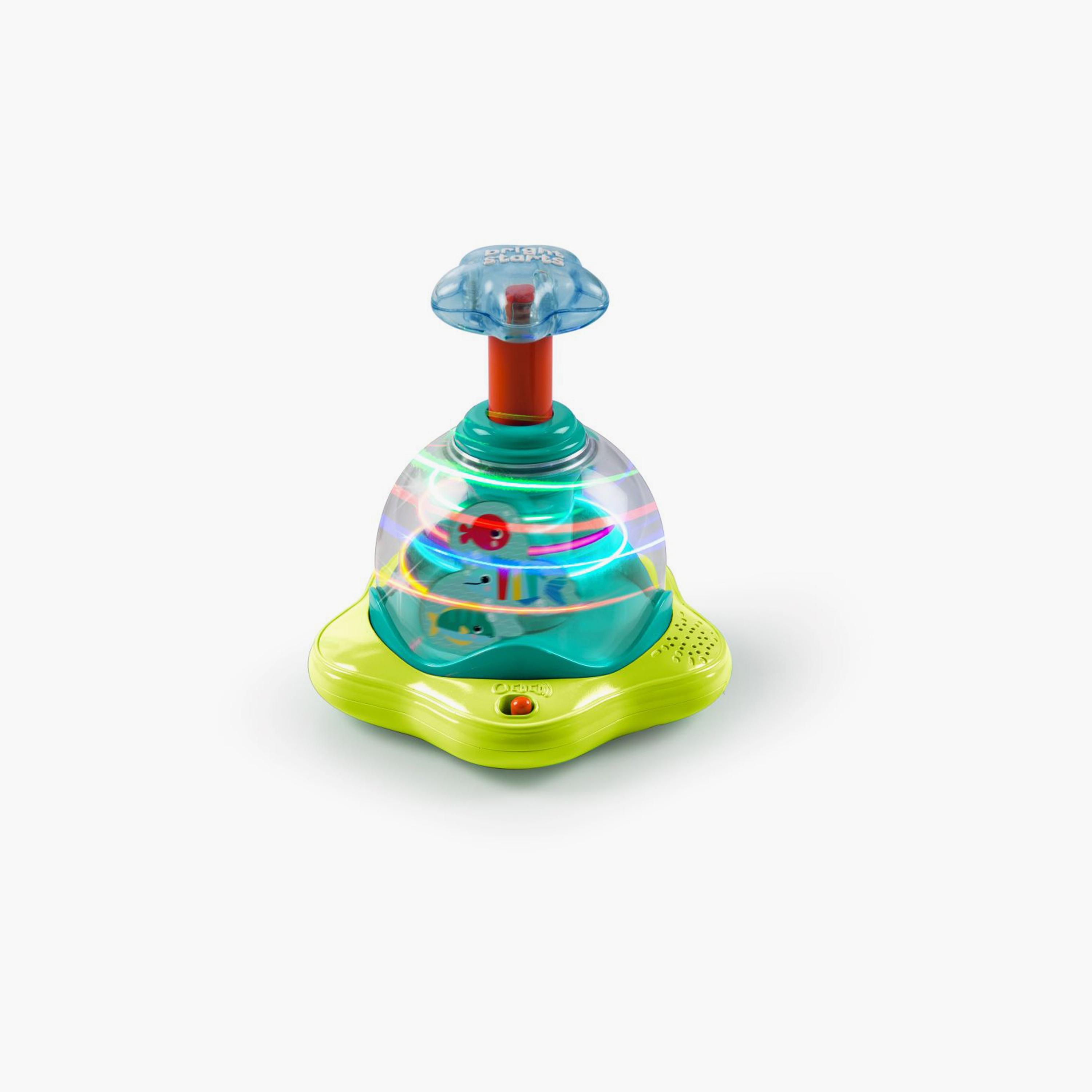Bright Starts Press & Glow Spinner Cause and Effect Musical Toy-toys-babyandtoddlertoys-learningtoys-image-1