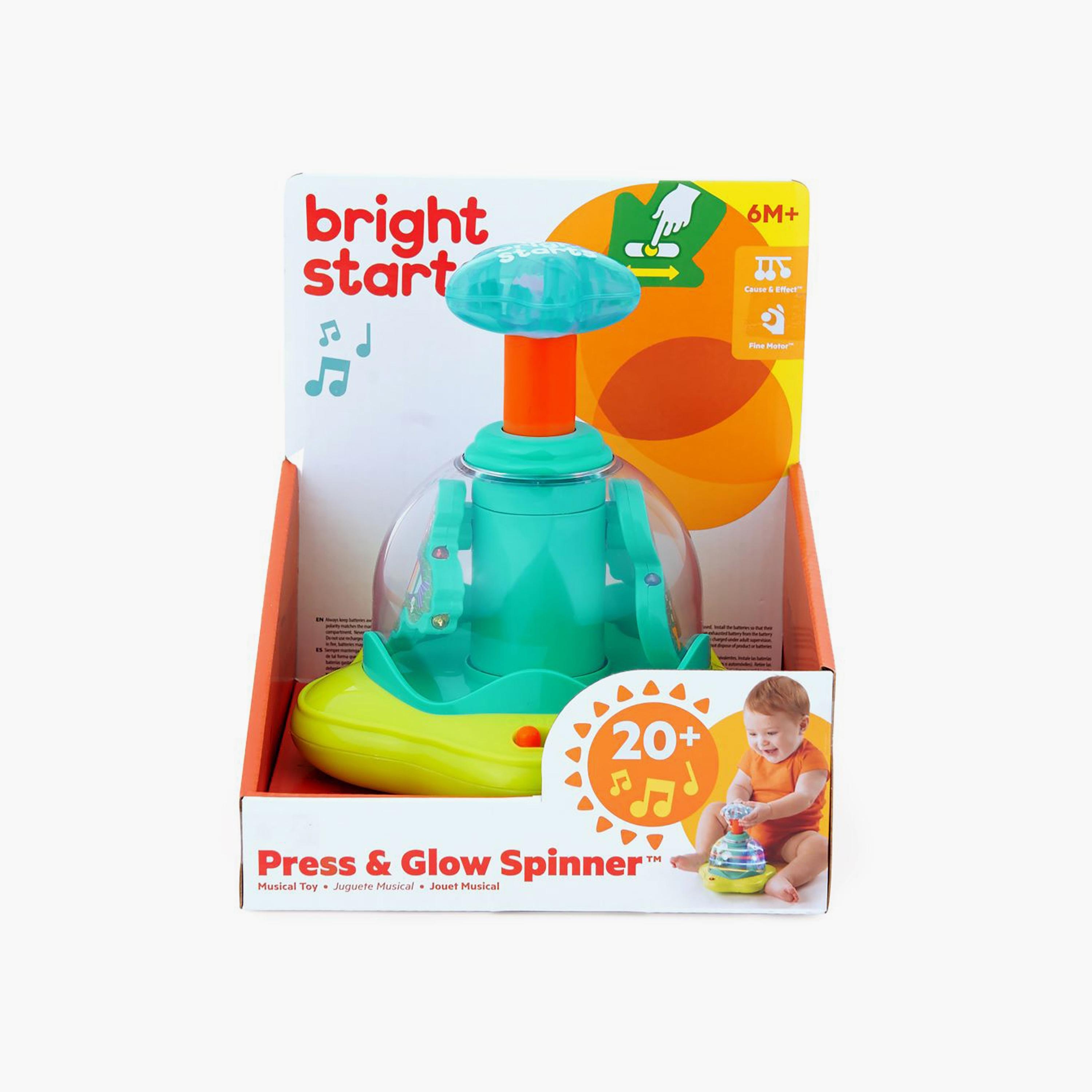 Bright Starts Press & Glow Spinner Cause and Effect Musical Toy-toys-babyandtoddlertoys-learningtoys-image-5