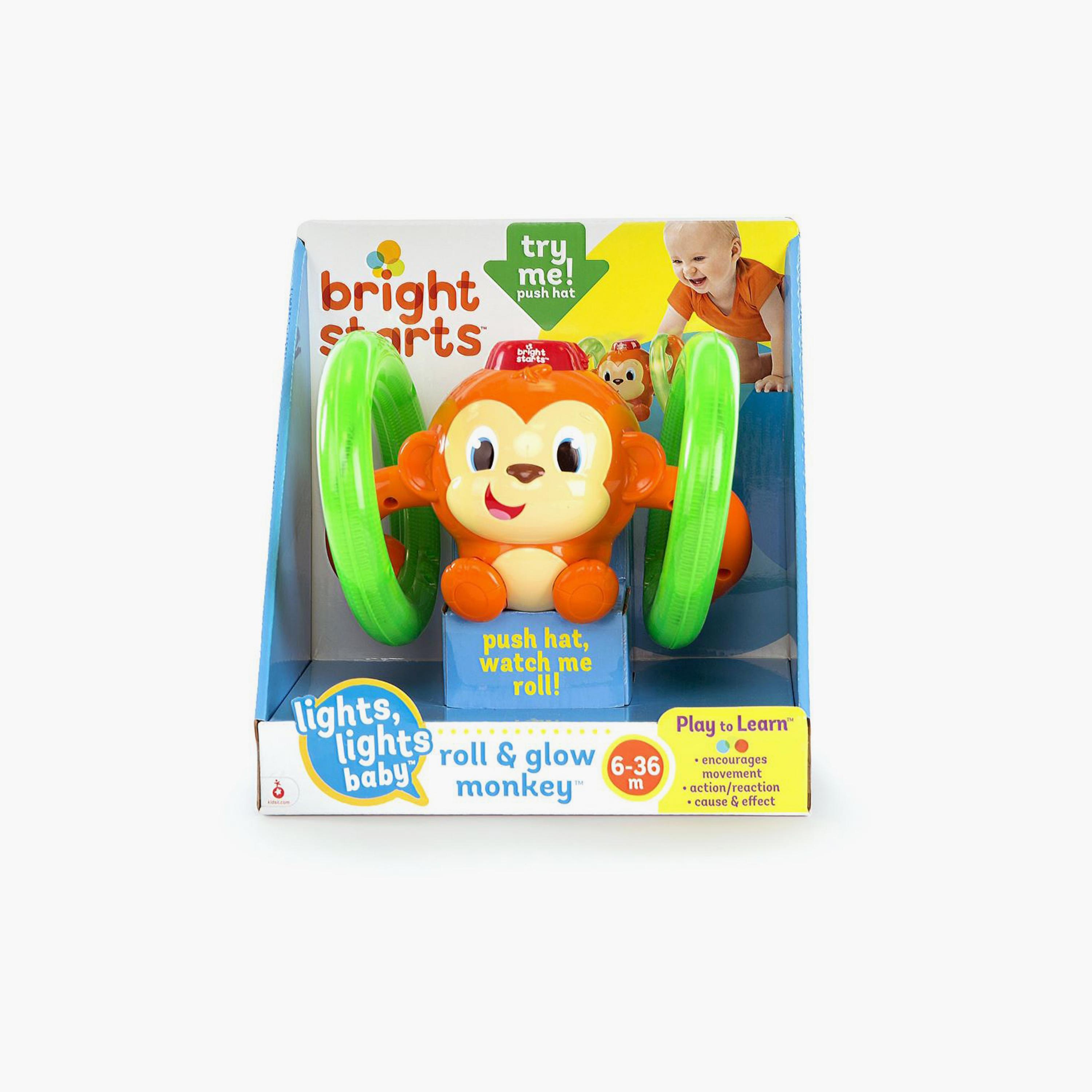 إضاءة رضع رول آند جلو برايت ستارتس - قرد-toys-babyandtoddlertoys-lightsandmusicaltoys-image-4