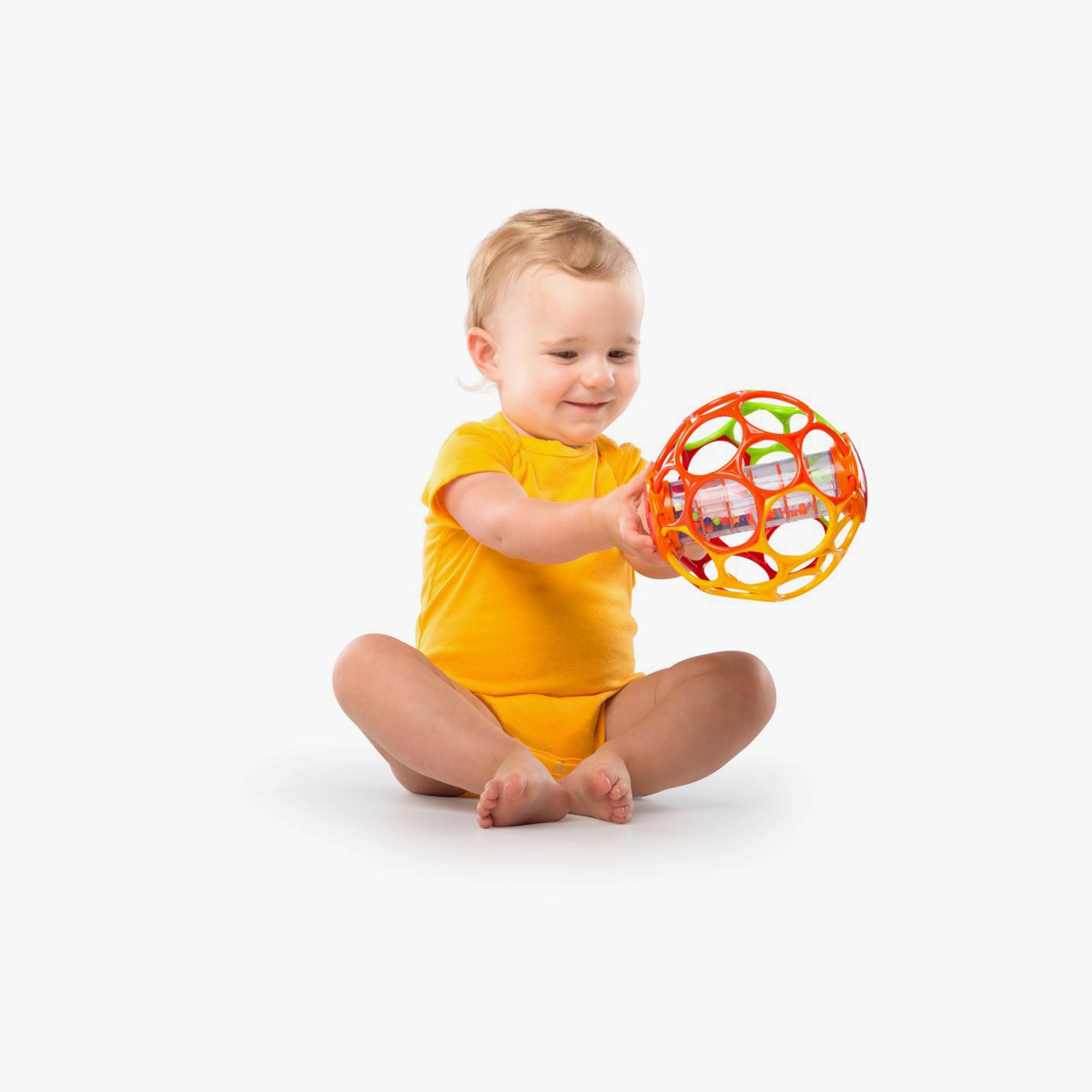 خشخيشة أوبول رولين راينستيك من برايت ستارتس-toys-babyandtoddlertoys-rattlesandteethers-image-3