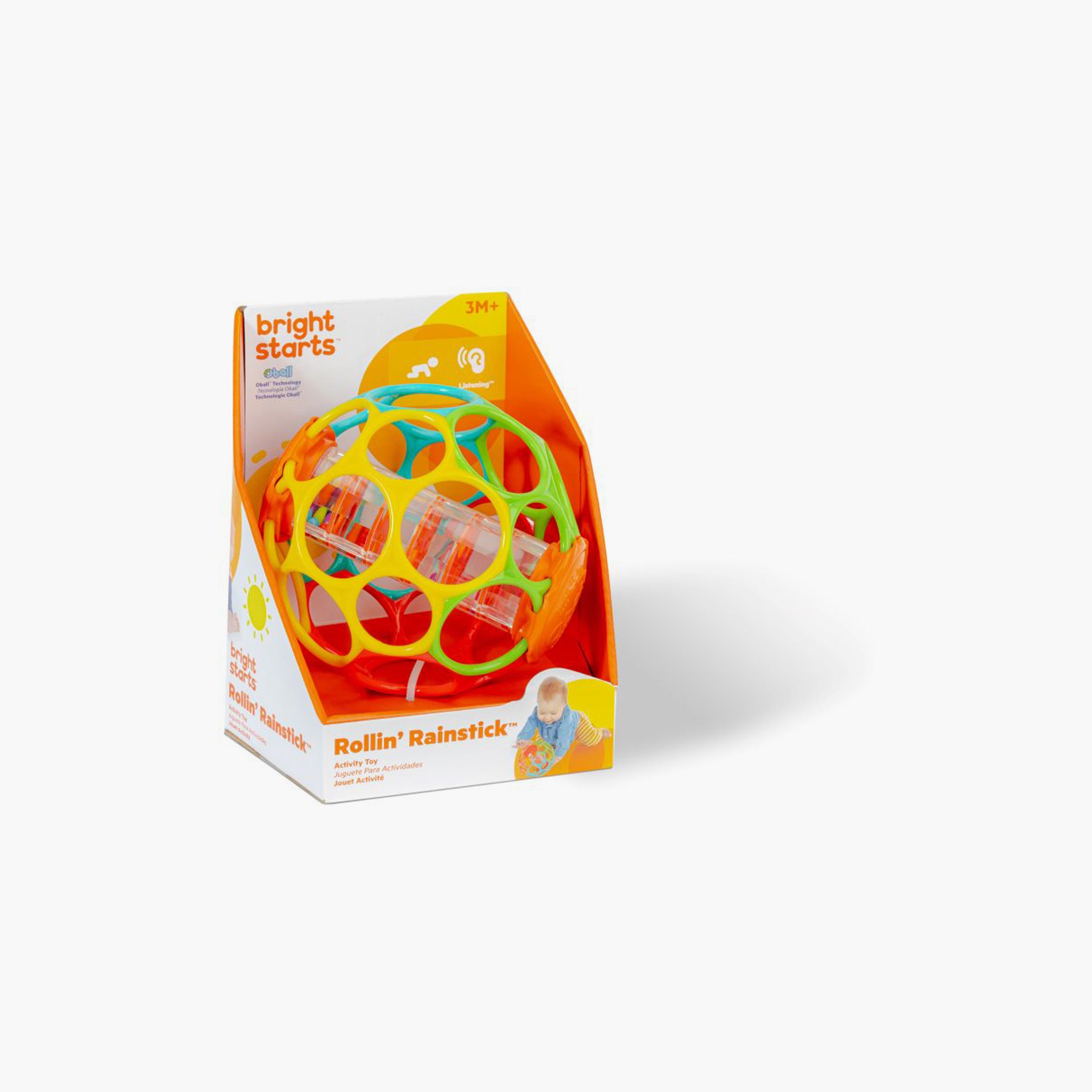 خشخيشة أوبول رولين راينستيك من برايت ستارتس-toys-babyandtoddlertoys-rattlesandteethers-image-4