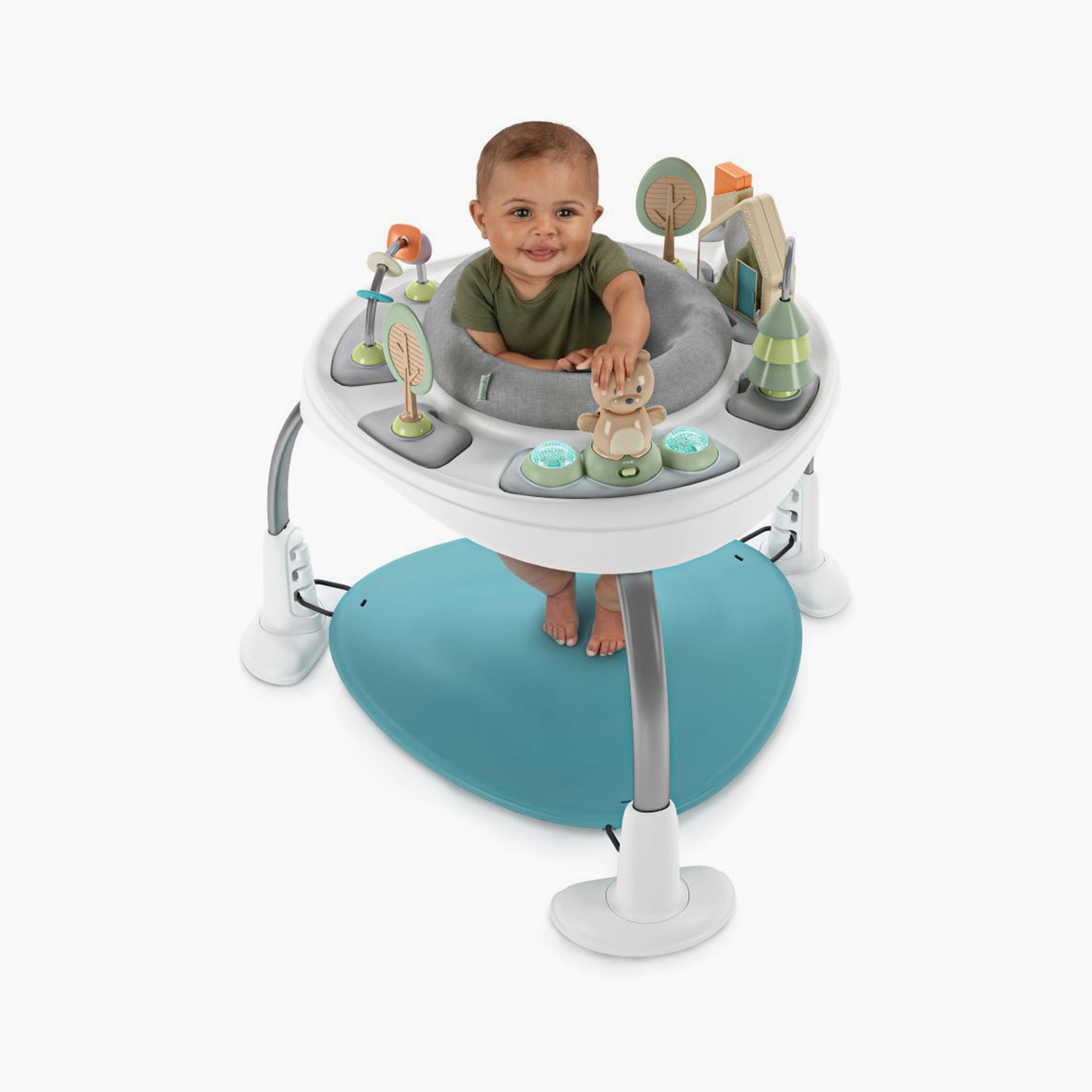 Ingenuity Spring & Sprout 2-in-1 Baby Jumper and Table with Toys - First Forest-baby-infantactivity-bouncers-image-3