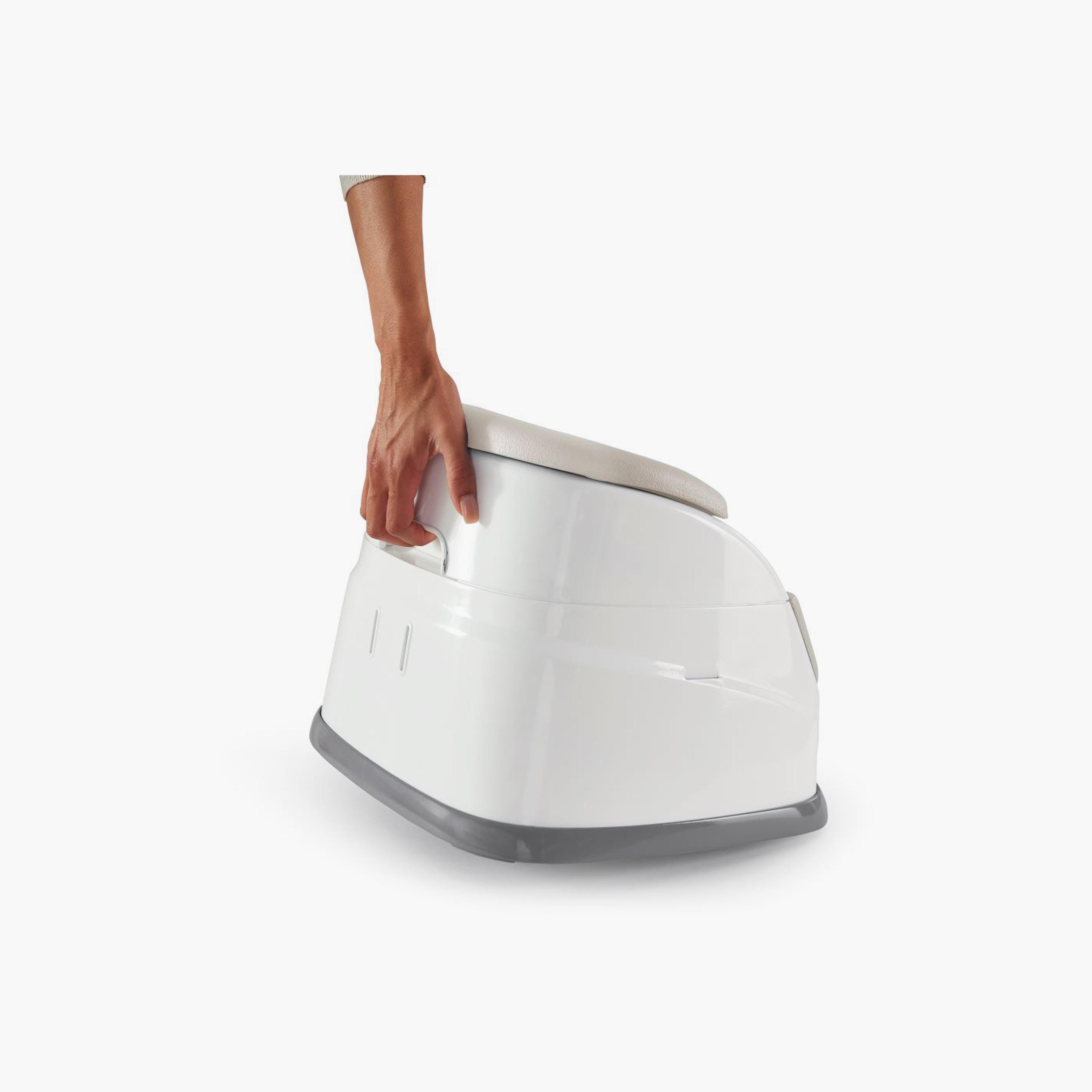 مقعد معزز تغذية ومقعد أرضي 2 في 1  بيبي بيز مع صينية تخزين ذاتية من إنجينيوتي-baby-feeding-highchairsandboosters-image-4