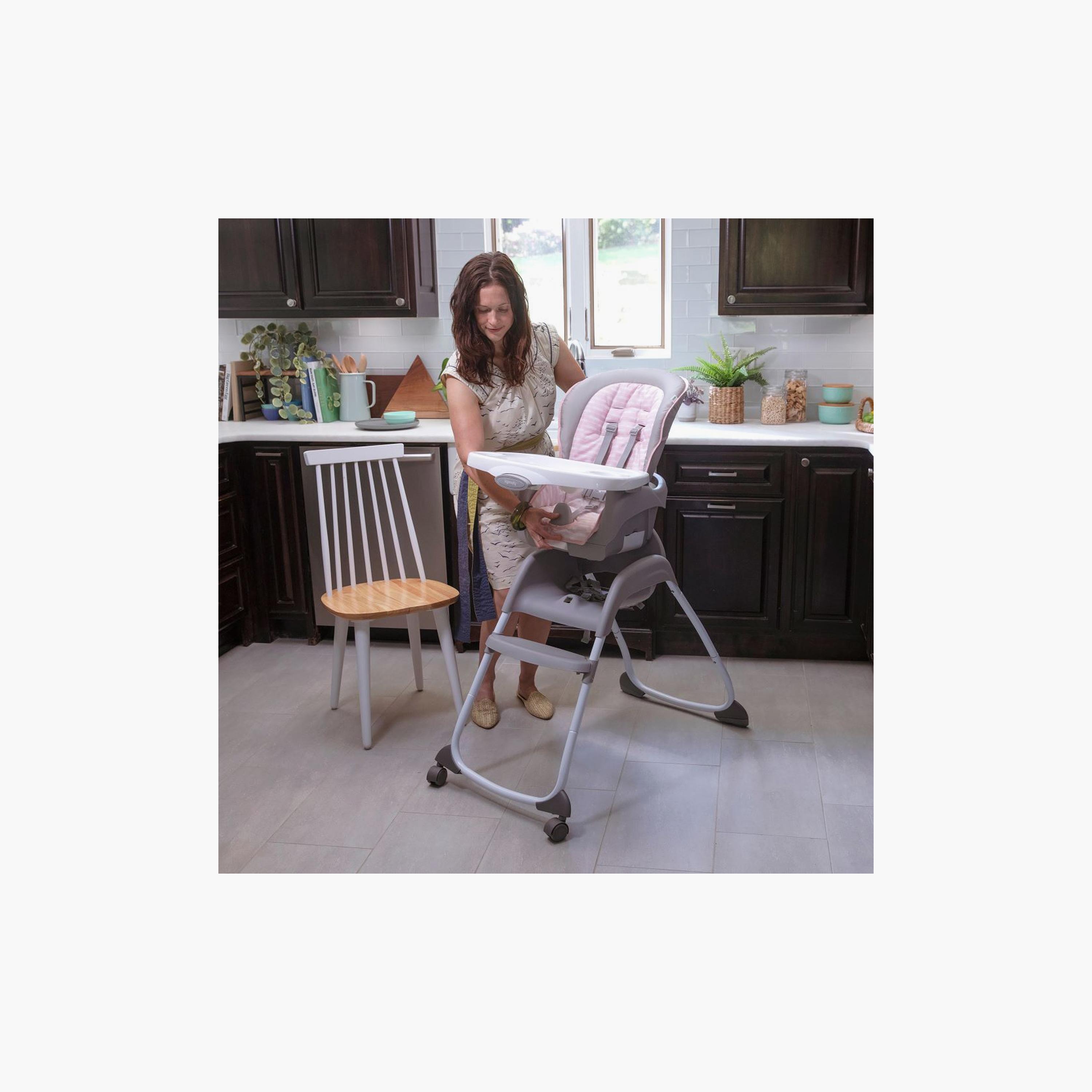 Ingenuity 4-in-1 Smart Serve High Chair With Detachable Tray - Flora-baby-feeding-highchairsandboosters-image-4